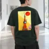"Paris Clock Tower" Heavyweight Unisex Crewneck T-shirt | Gildan 5000