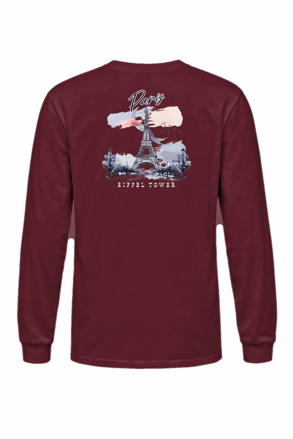 "Paris Eiffel Tower" Unisex Longsleeve T-shirt | Gildan 2400