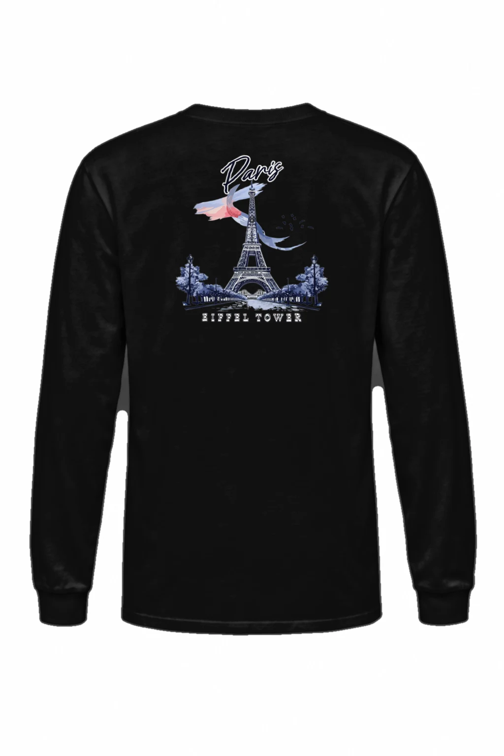 "Paris Eiffel Tower" Unisex Longsleeve T-shirt | Gildan 2400