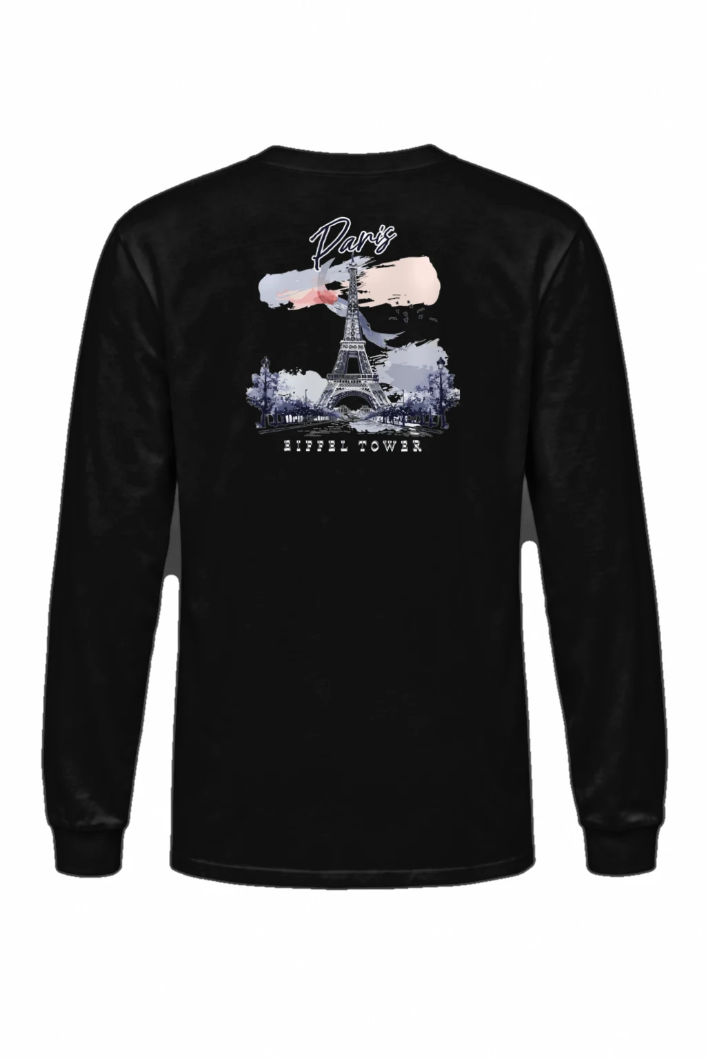 "Paris Eiffel Tower" Unisex Longsleeve T-shirt | Gildan 2400
