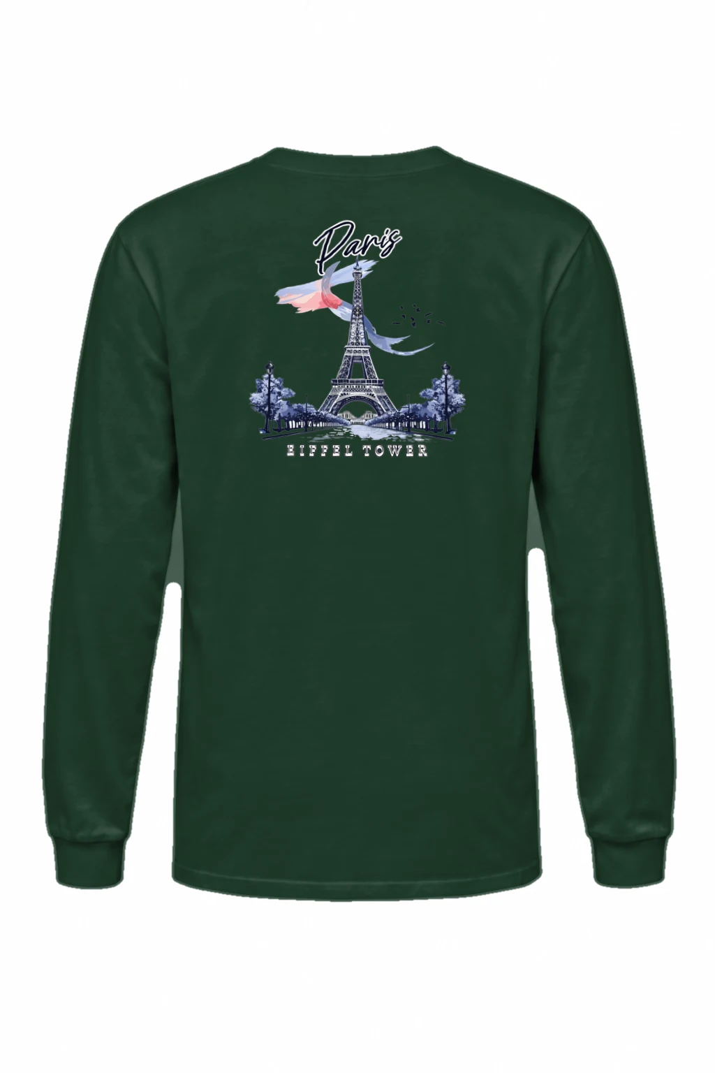 "Paris Eiffel Tower" Unisex Longsleeve T-shirt | Gildan 2400