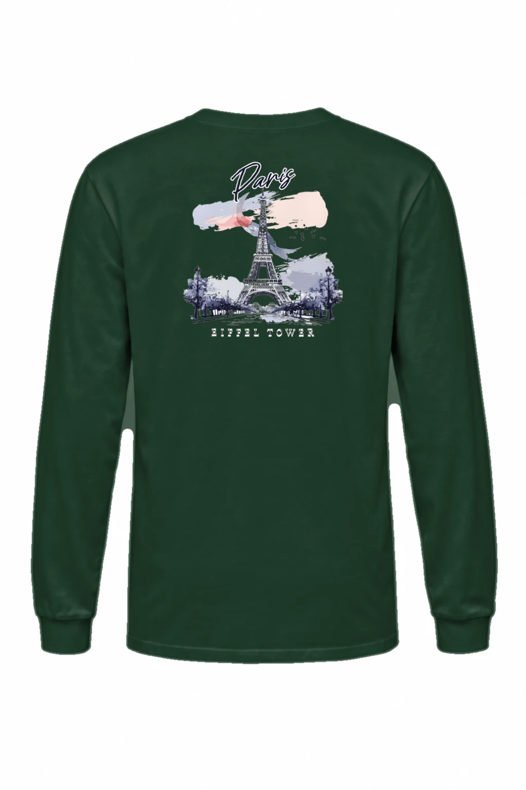 "Paris Eiffel Tower" Unisex Longsleeve T-shirt | Gildan 2400
