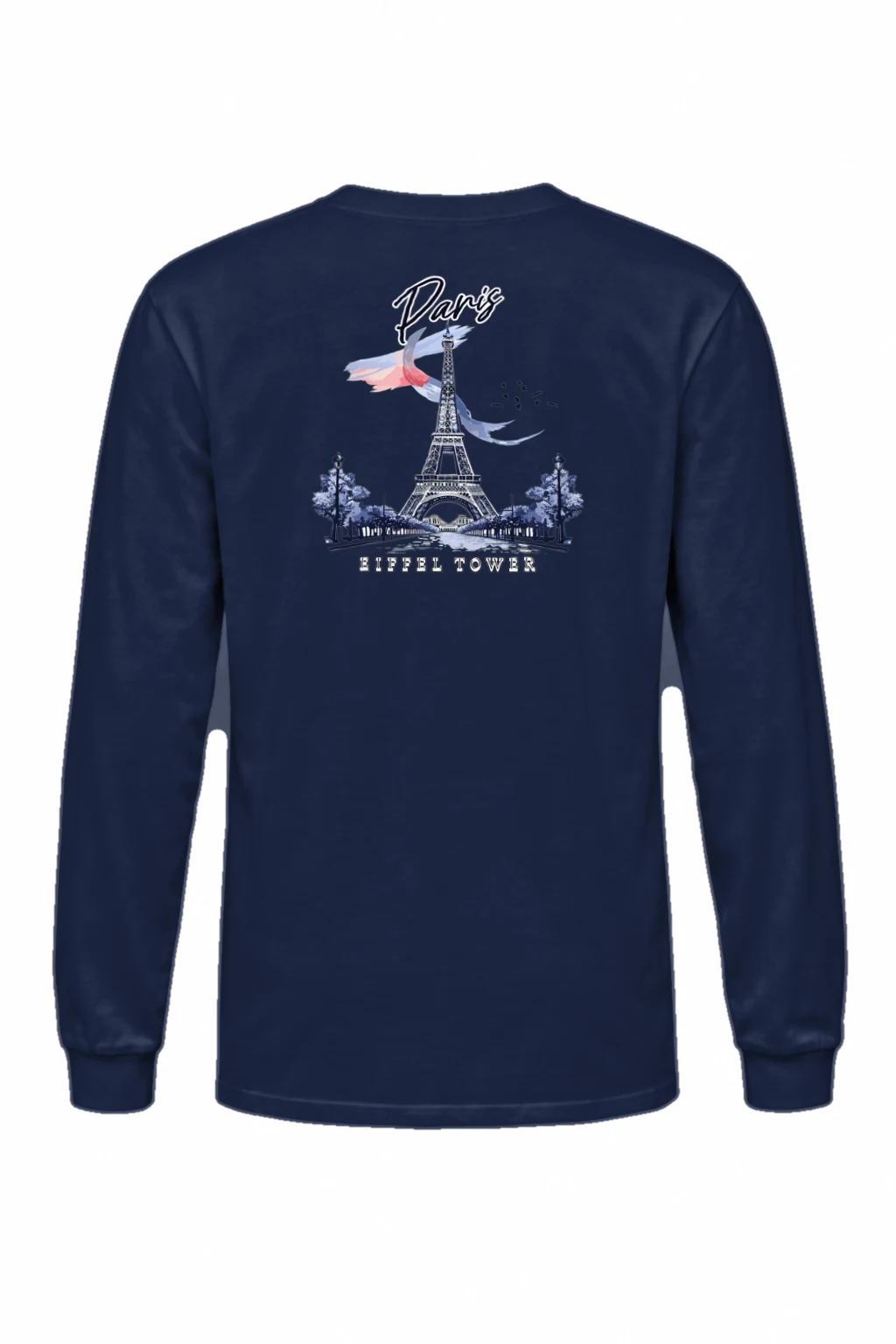 "Paris Eiffel Tower" Unisex Longsleeve T-shirt | Gildan 2400