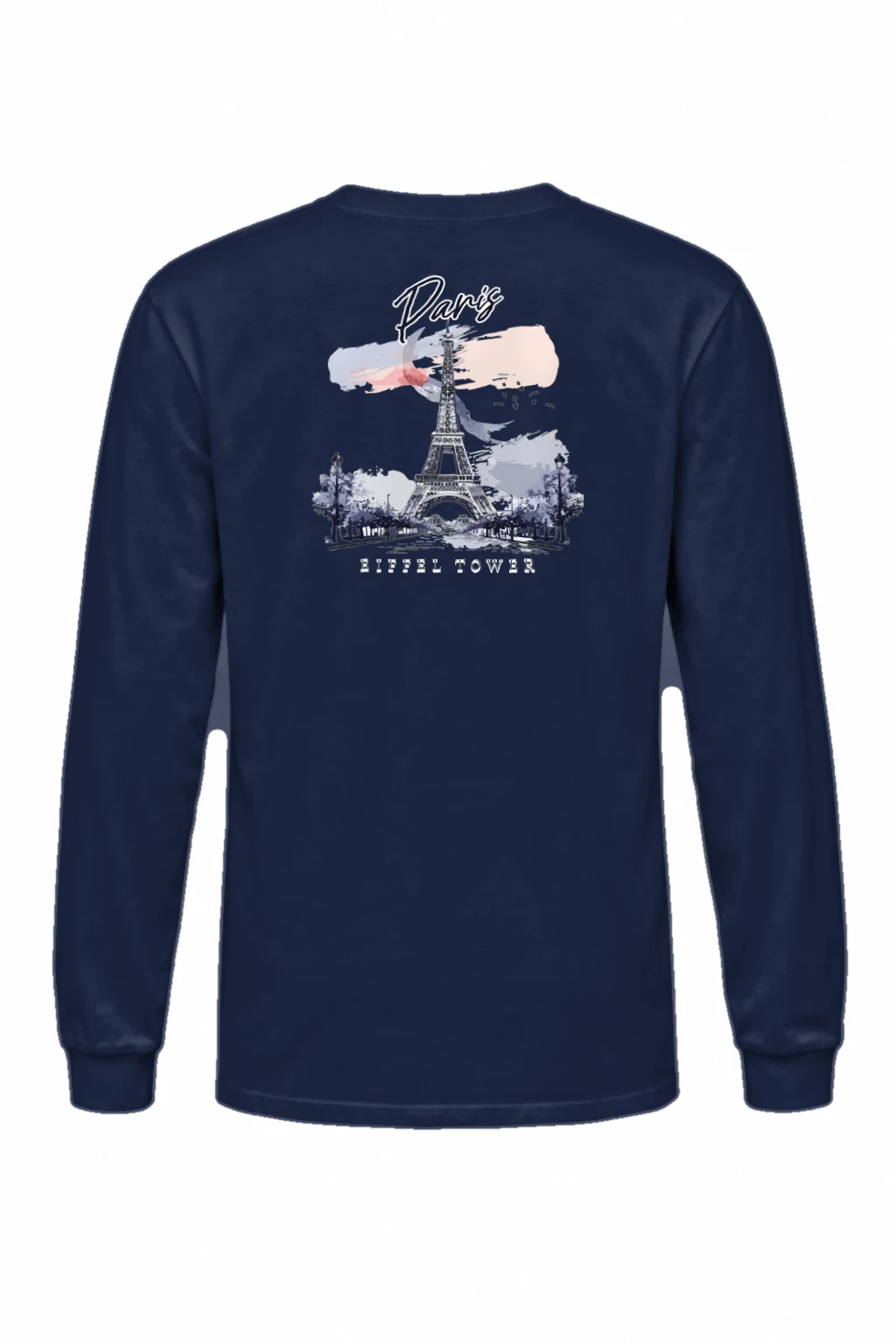 "Paris Eiffel Tower" Unisex Longsleeve T-shirt | Gildan 2400