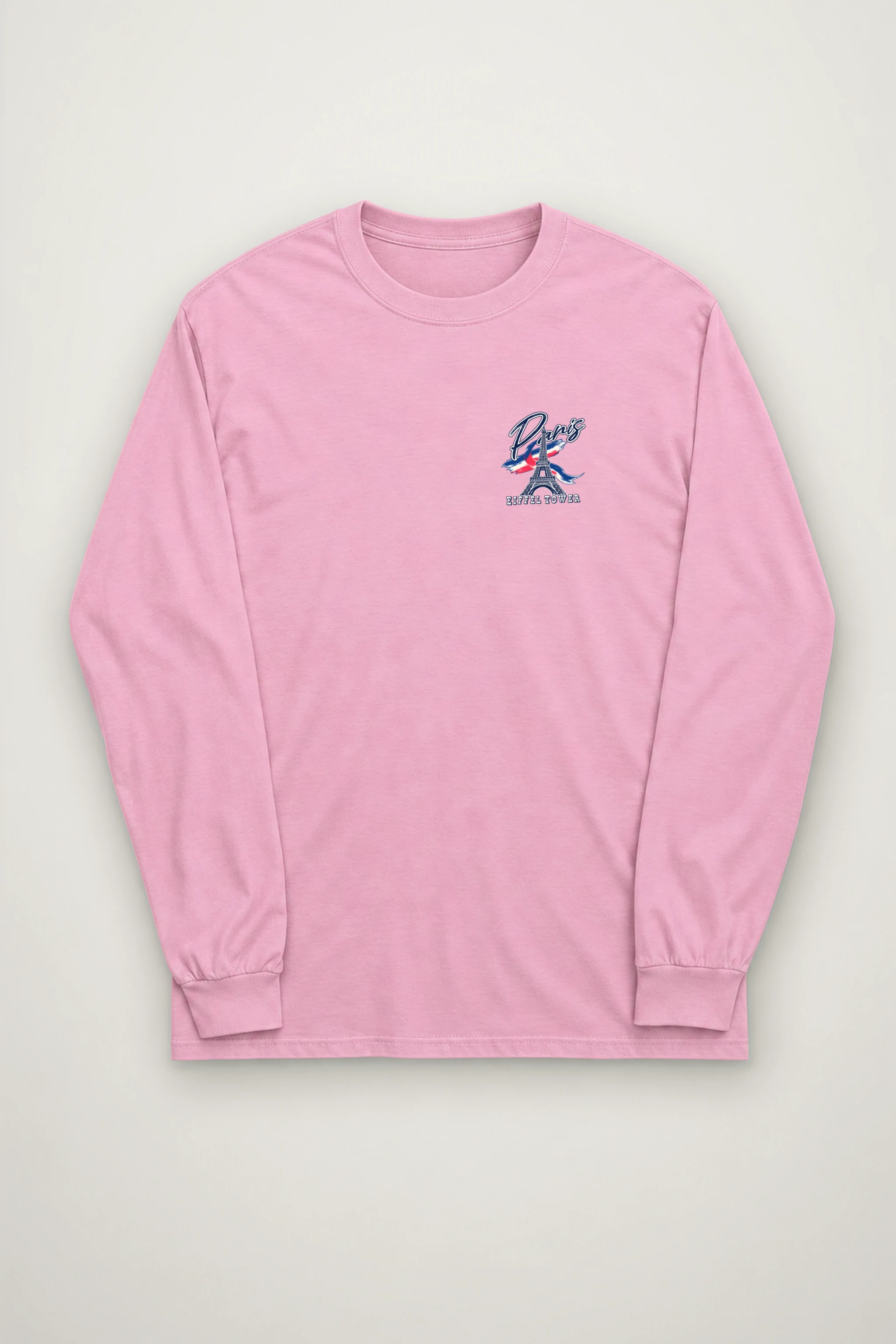 "Paris Eiffel Tower" Unisex Longsleeve T-shirt
