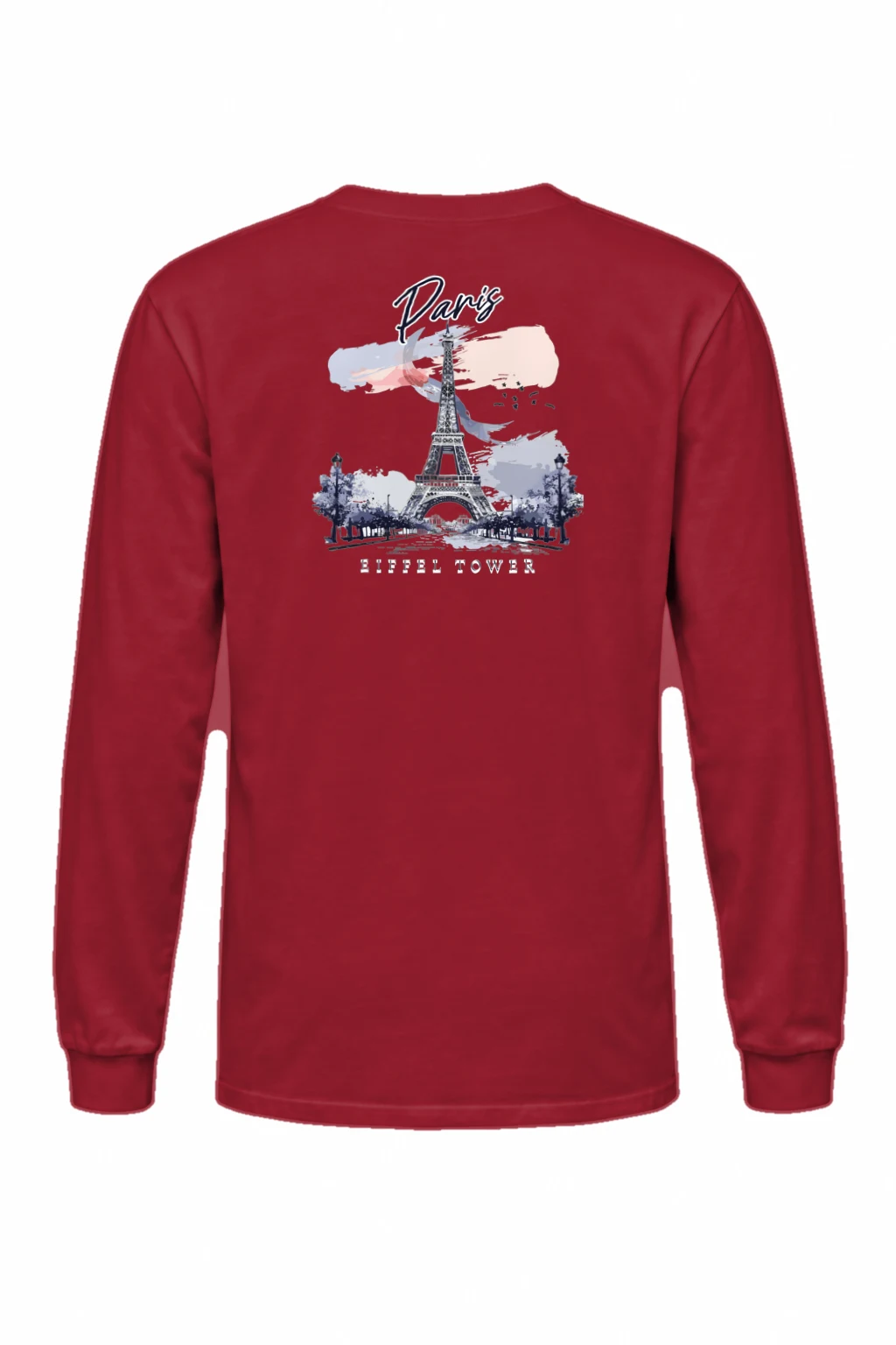 "Paris Eiffel Tower" Unisex Longsleeve T-shirt | Gildan 2400