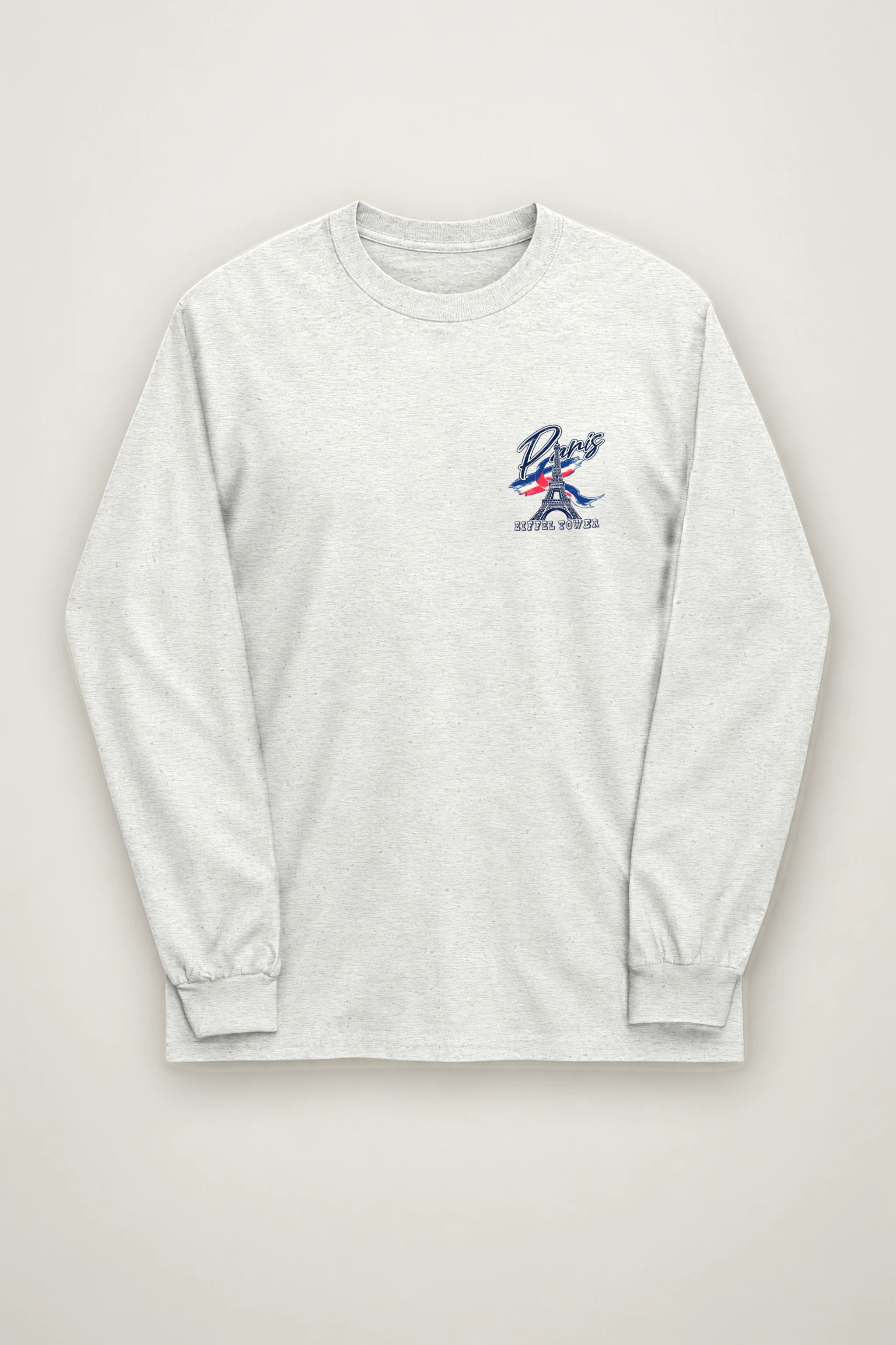 "Paris Eiffel Tower" Unisex Longsleeve T-shirt