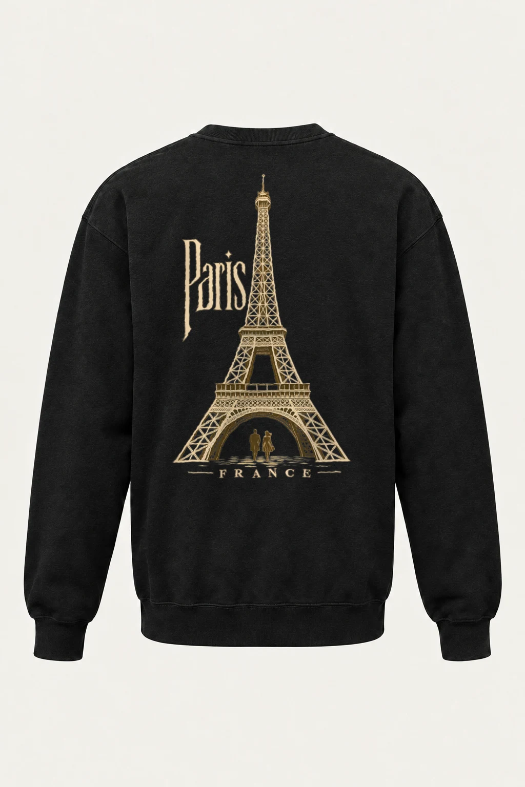 "Paris France" Heavy Blend Unisex Crewneck Sweatshirt | Gildan 18000