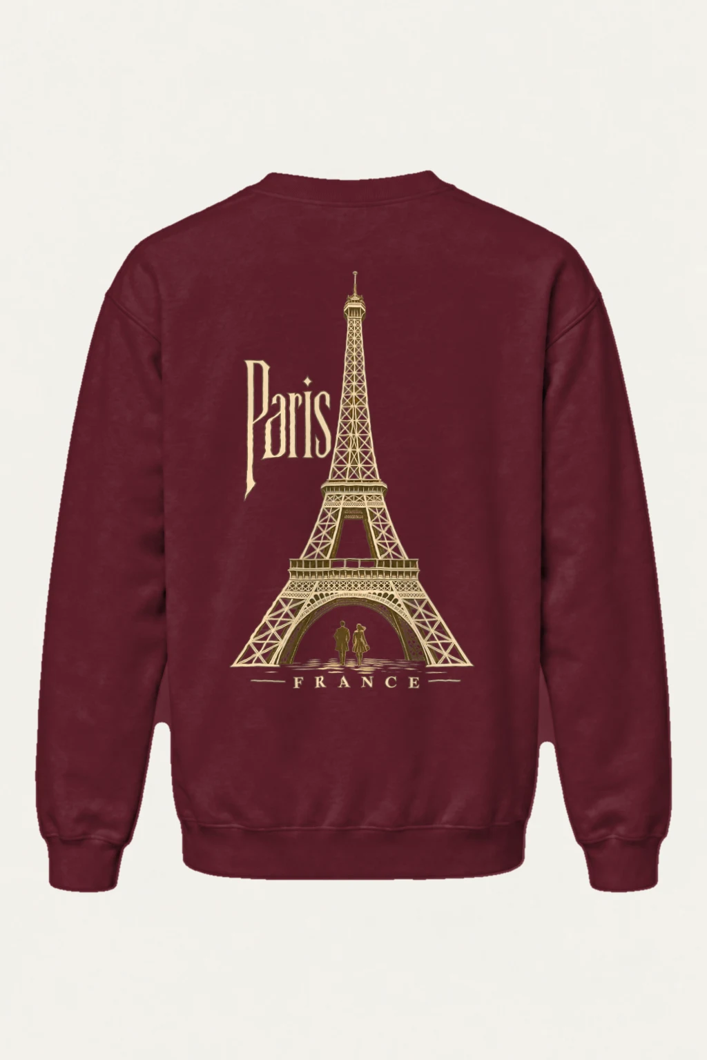 "Paris France" Heavy Blend Unisex Crewneck Sweatshirt | Gildan 18000