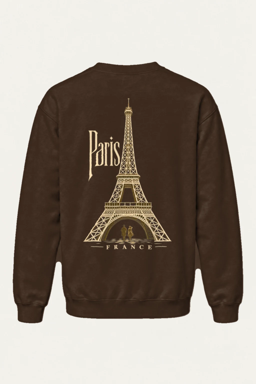 "Paris France" Heavy Blend Unisex Crewneck Sweatshirt | Gildan 18000
