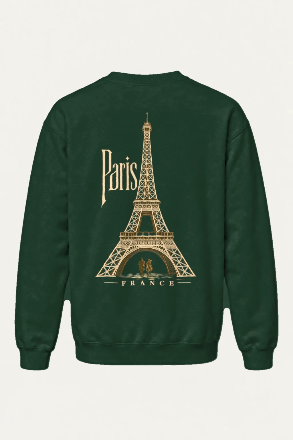 "Paris France" Heavy Blend Unisex Crewneck Sweatshirt | Gildan 18000