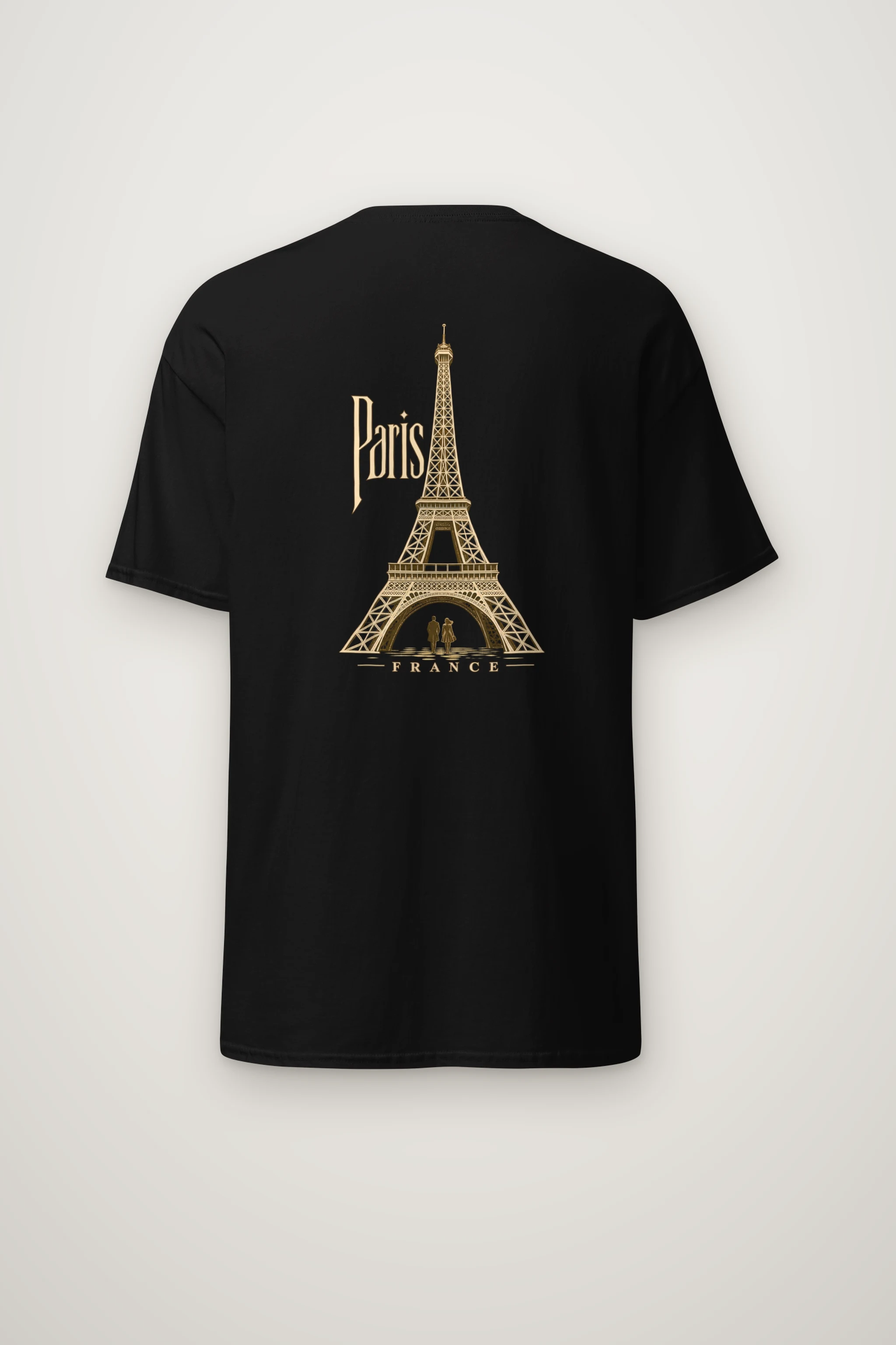 "Paris France" Heavyweight Unisex Crewneck T-shirt