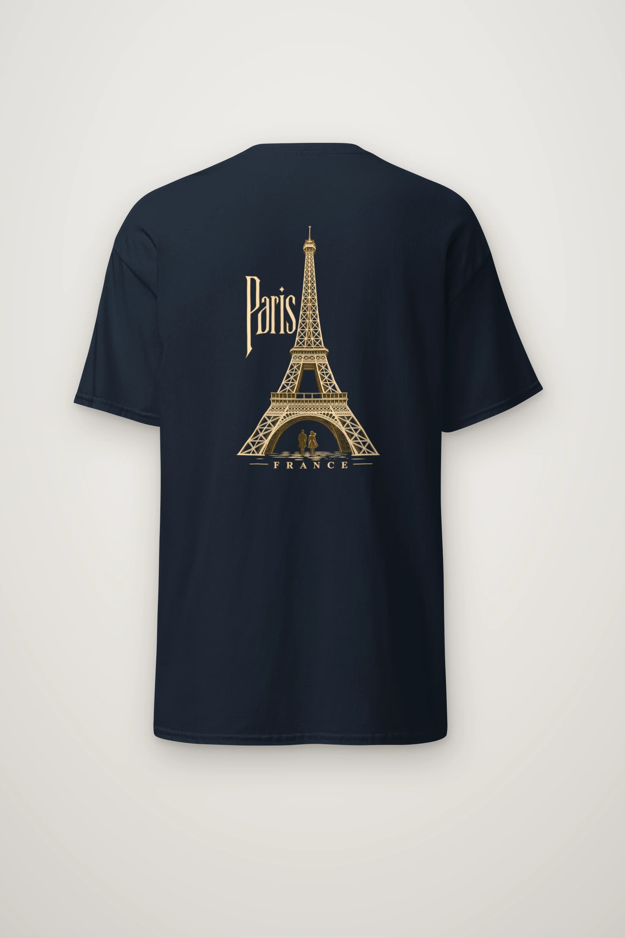 "Paris France" Heavyweight Unisex Crewneck T-shirt