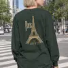 "Paris France" Unisex Longsleeve T-shirt | Gildan 2400