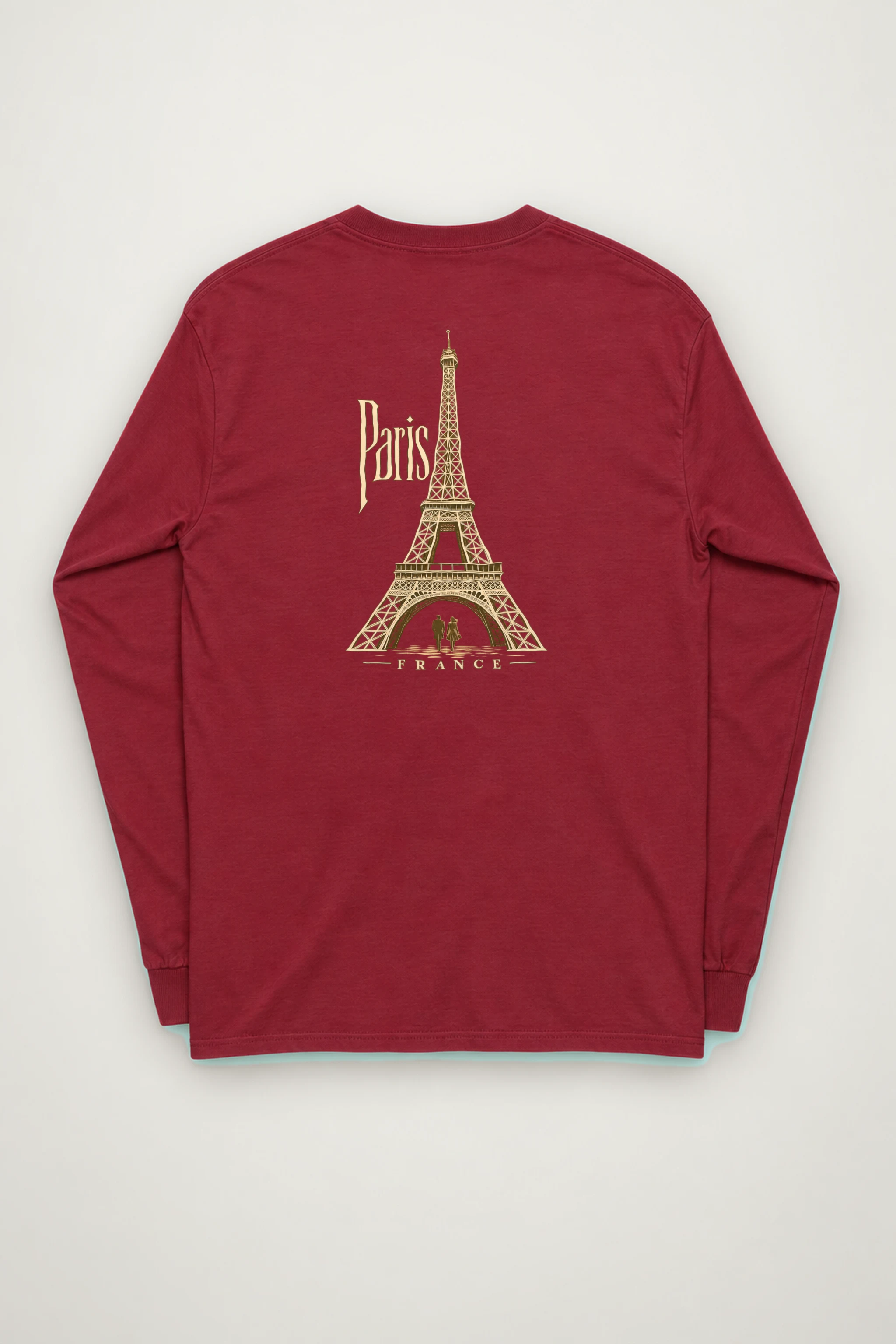 "Paris France" Unisex Longsleeve T-shirt