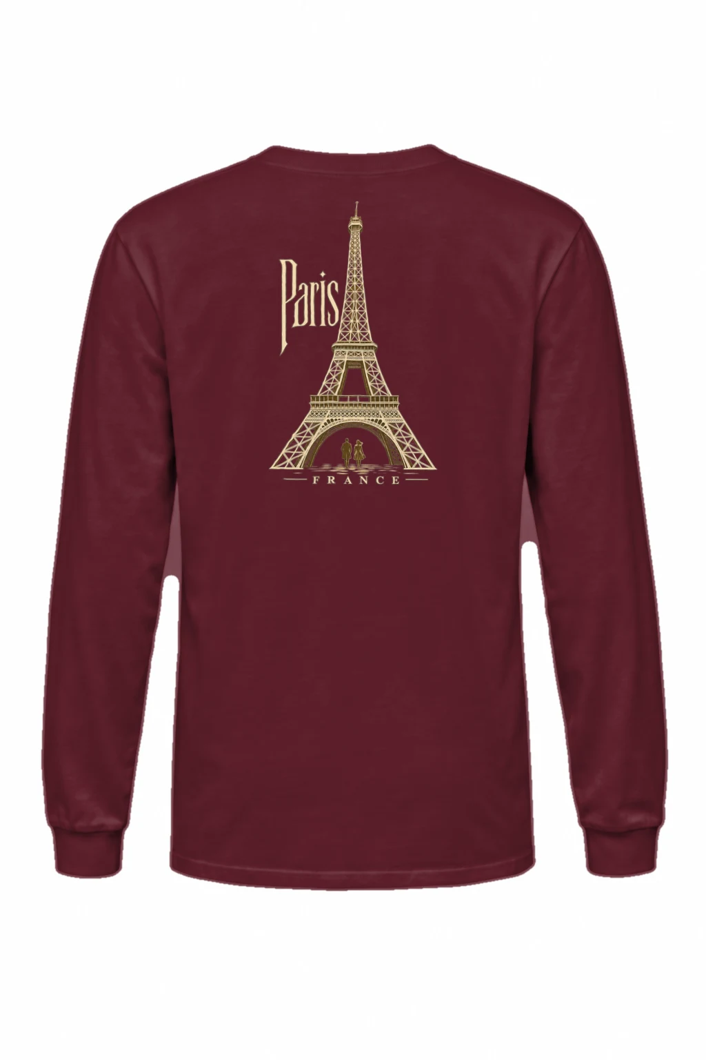 "Paris France" Unisex Longsleeve T-shirt | Gildan 2400