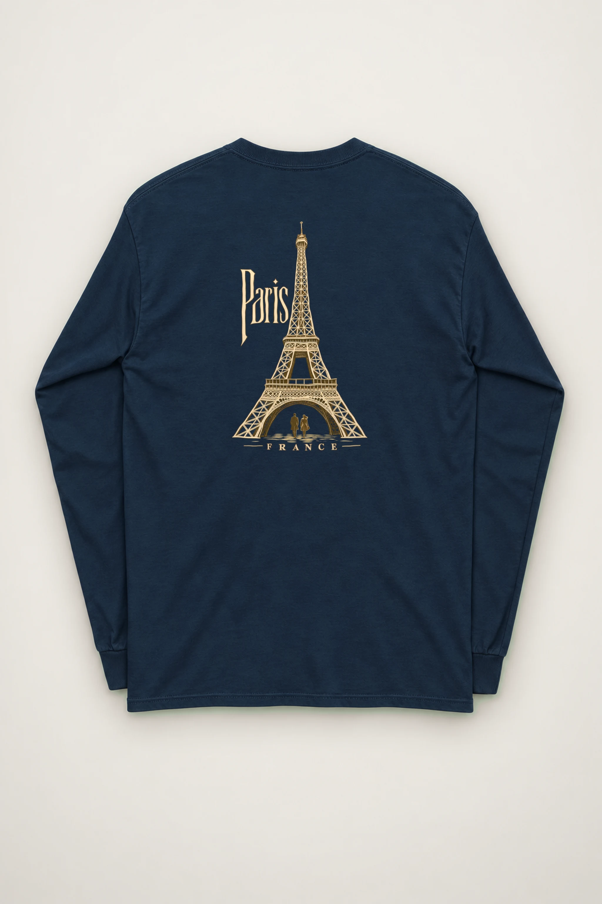 "Paris France" Unisex Longsleeve T-shirt
