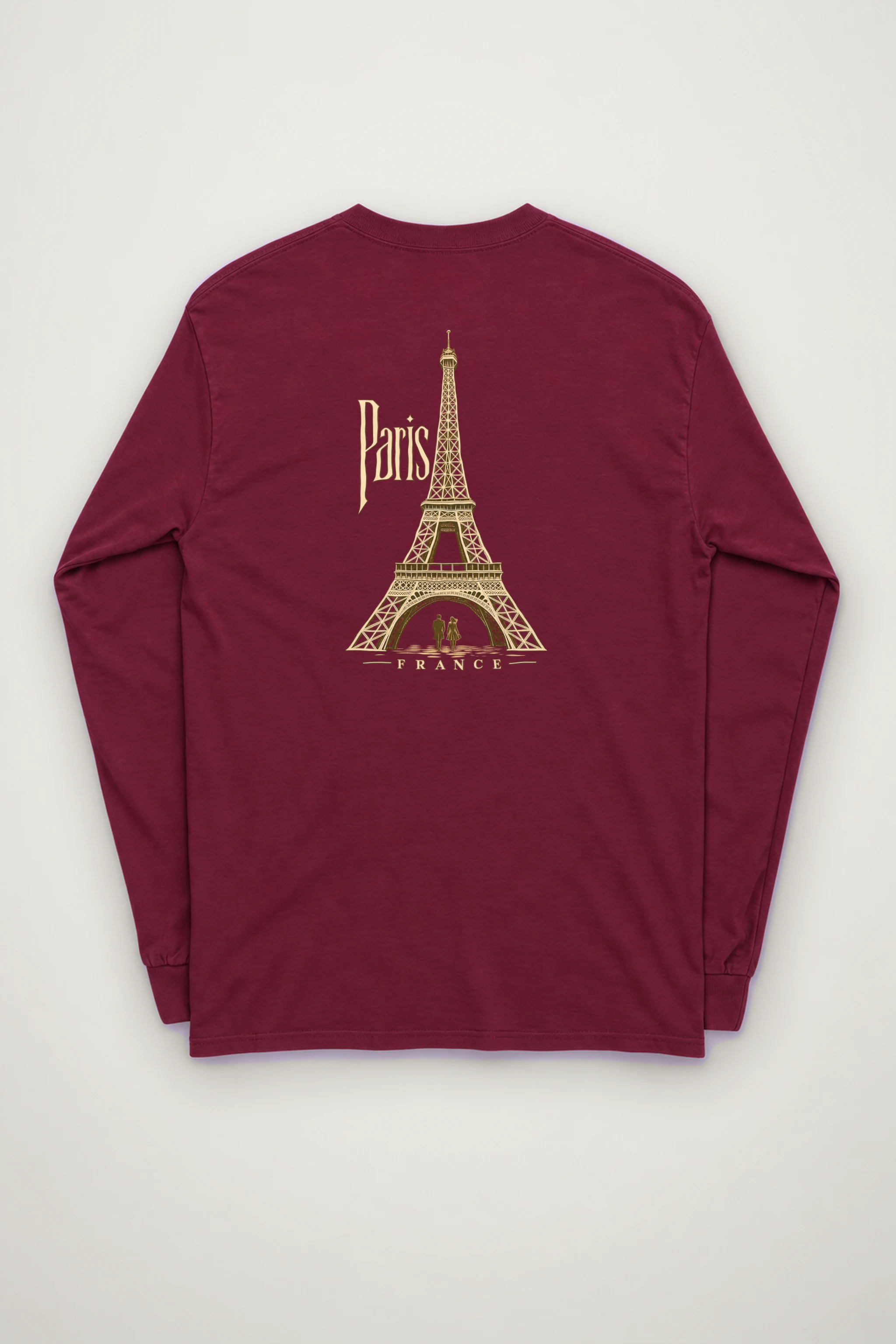 "Paris France" Unisex Longsleeve T-shirt