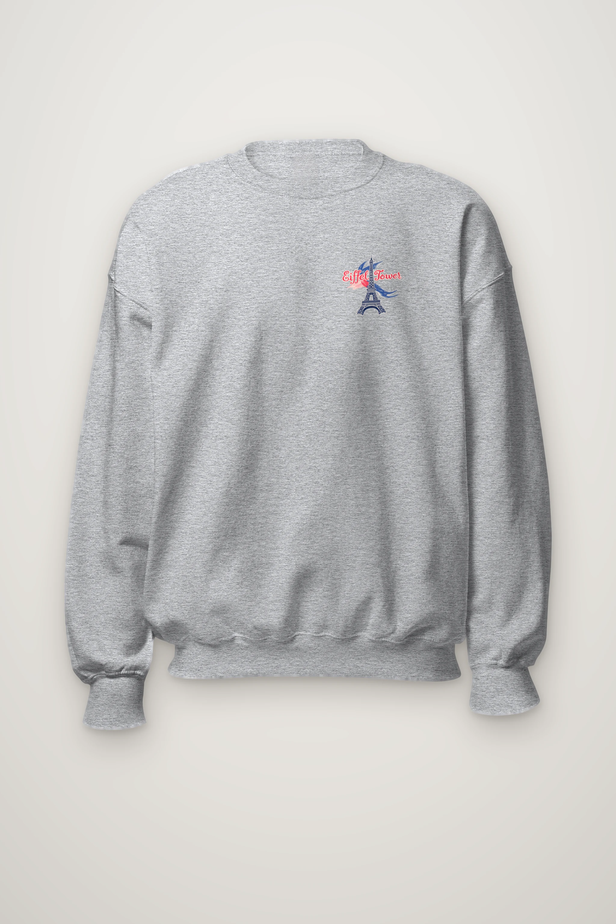 "Paris Tower Sketch" Heavy Blend Unisex Crewneck Sweatshirt