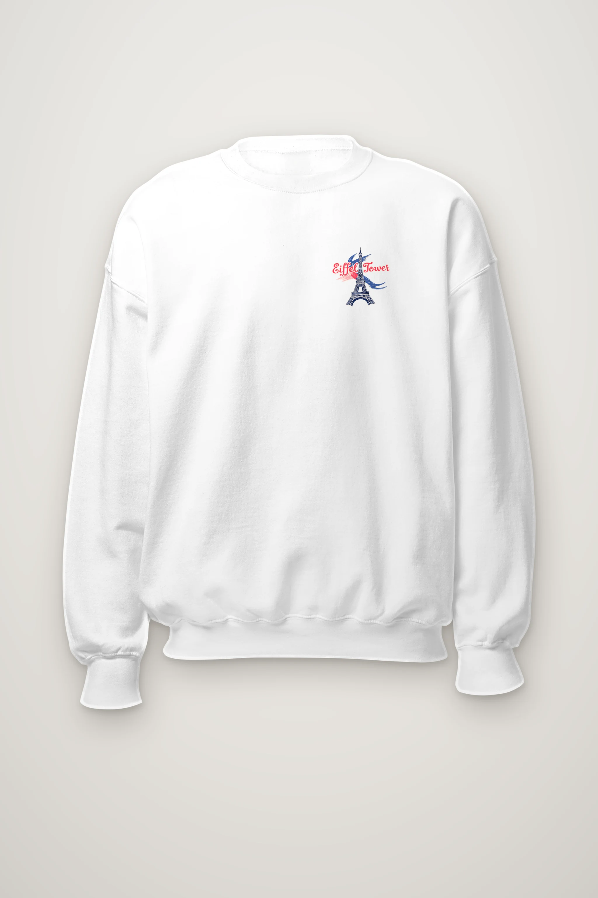 "Paris Tower Sketch" Heavy Blend Unisex Crewneck Sweatshirt