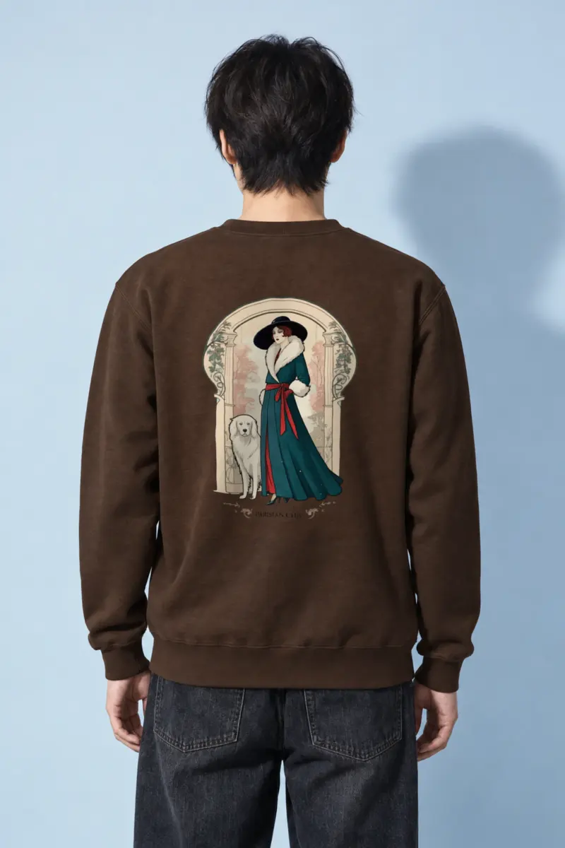 "Parisian Chic" Heavy Blend Unisex Crewneck Sweatshirt