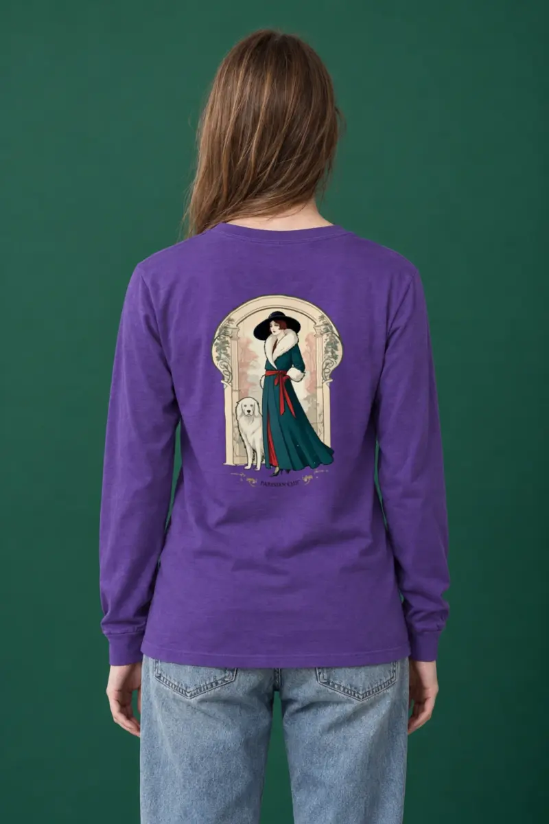 "Parisian Chic" Unisex Longsleeve T-shirt