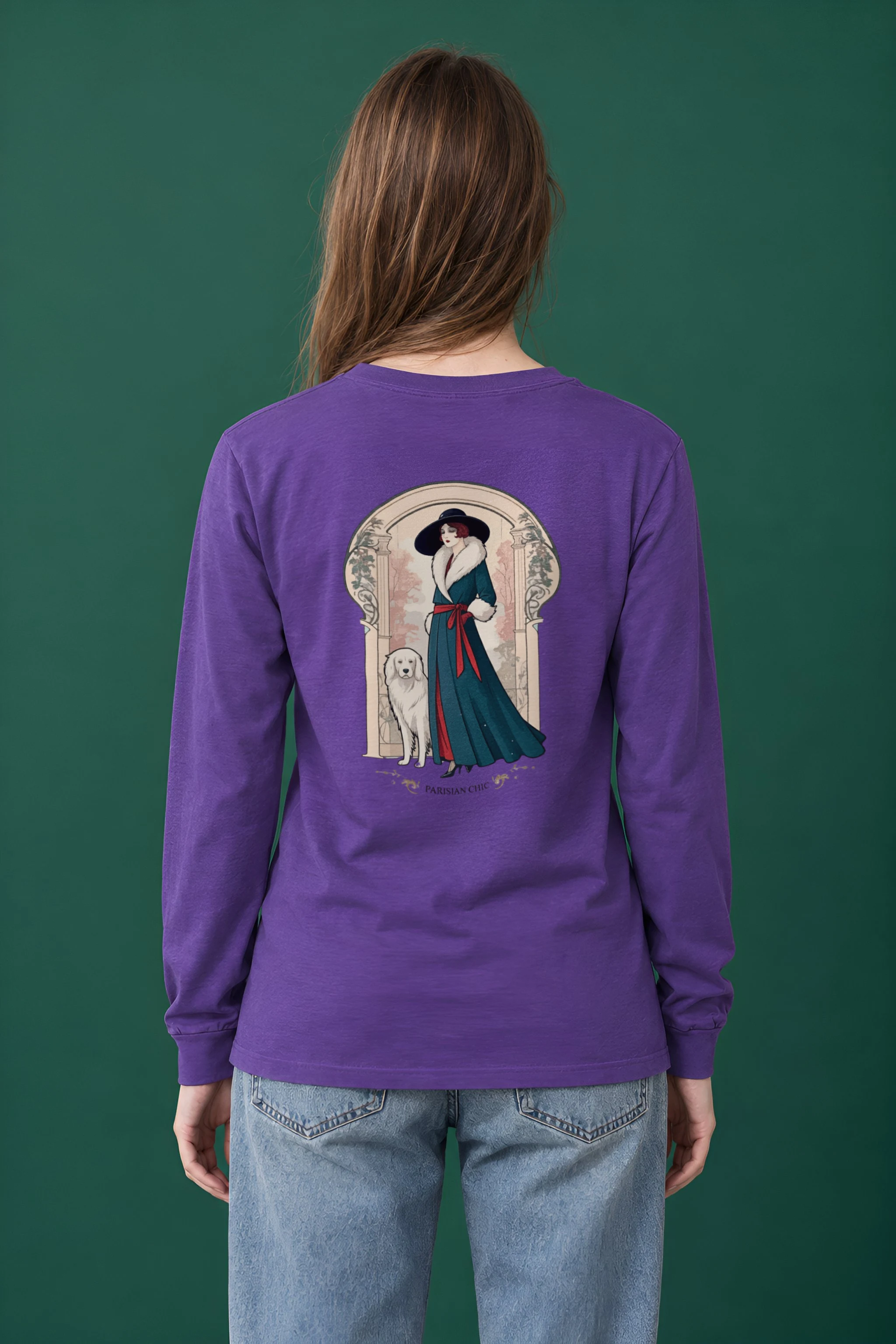 "Parisian Chic" Unisex Longsleeve T-shirt