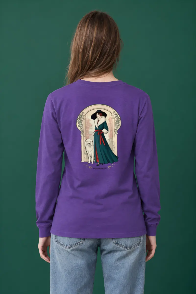 "Parisian Chic" Unisex Longsleeve T-shirt
