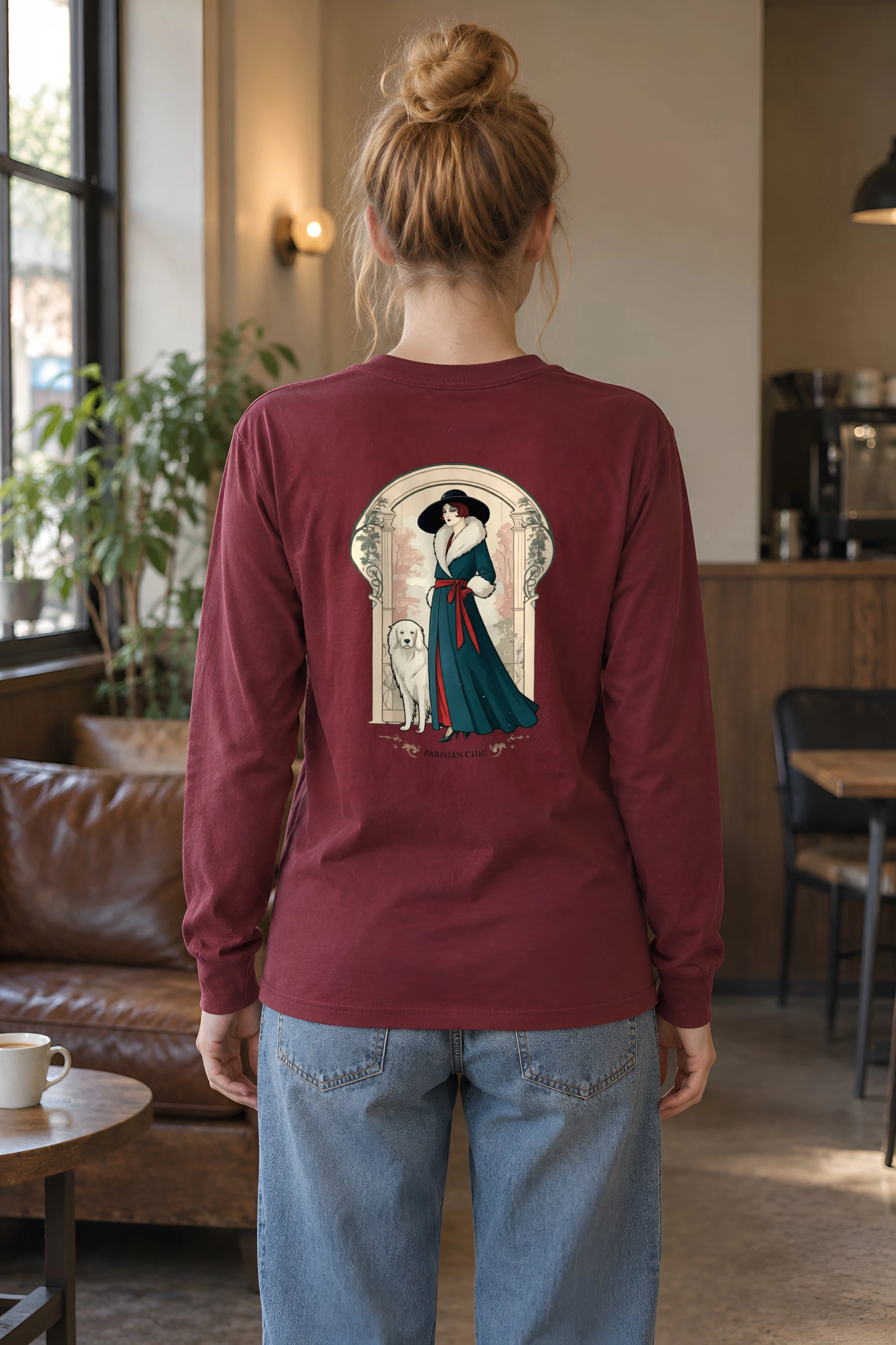 "Parisian Chic" Unisex Longsleeve T-shirt