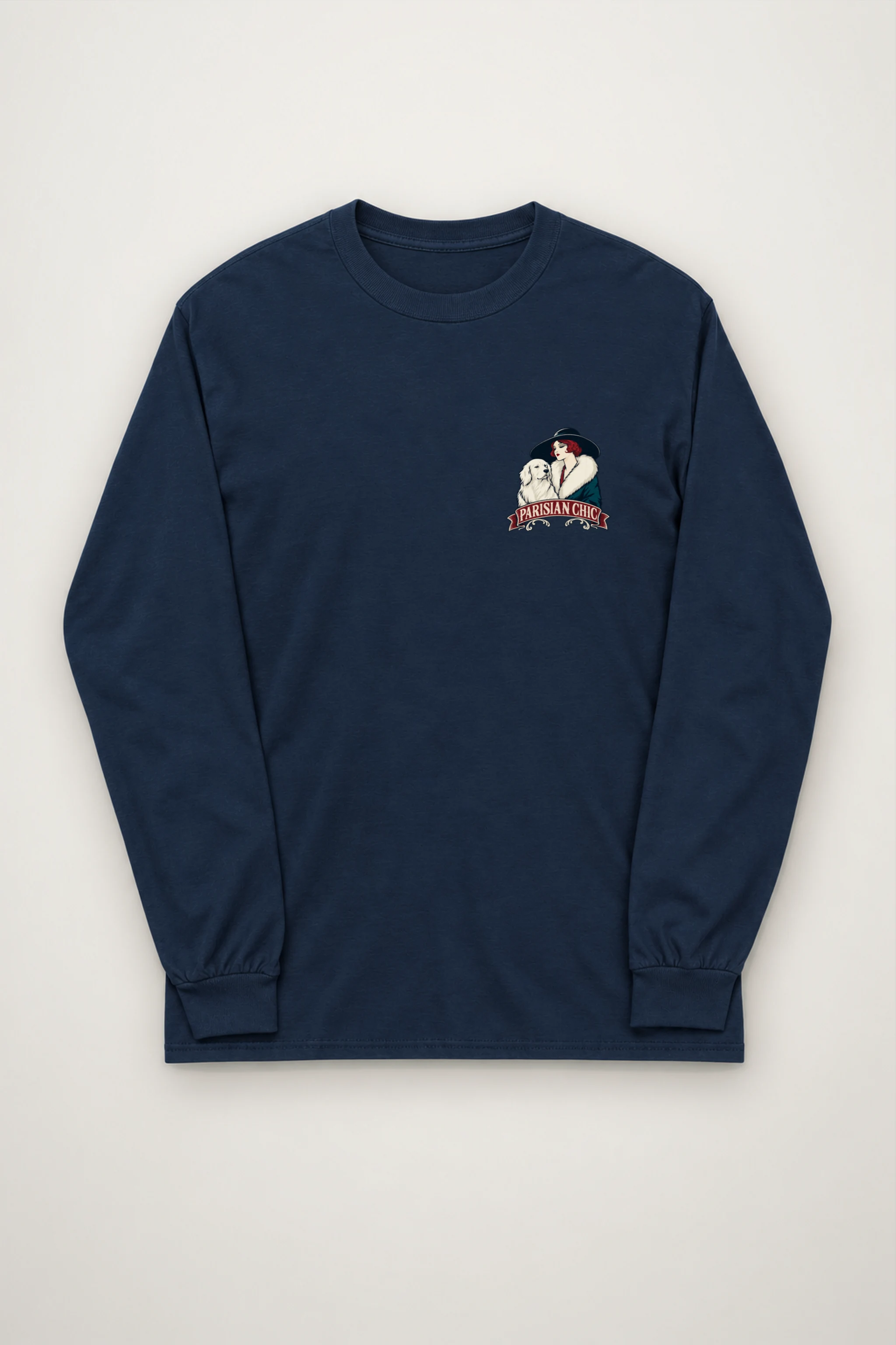 "Parisian Chic" Unisex Longsleeve T-shirt