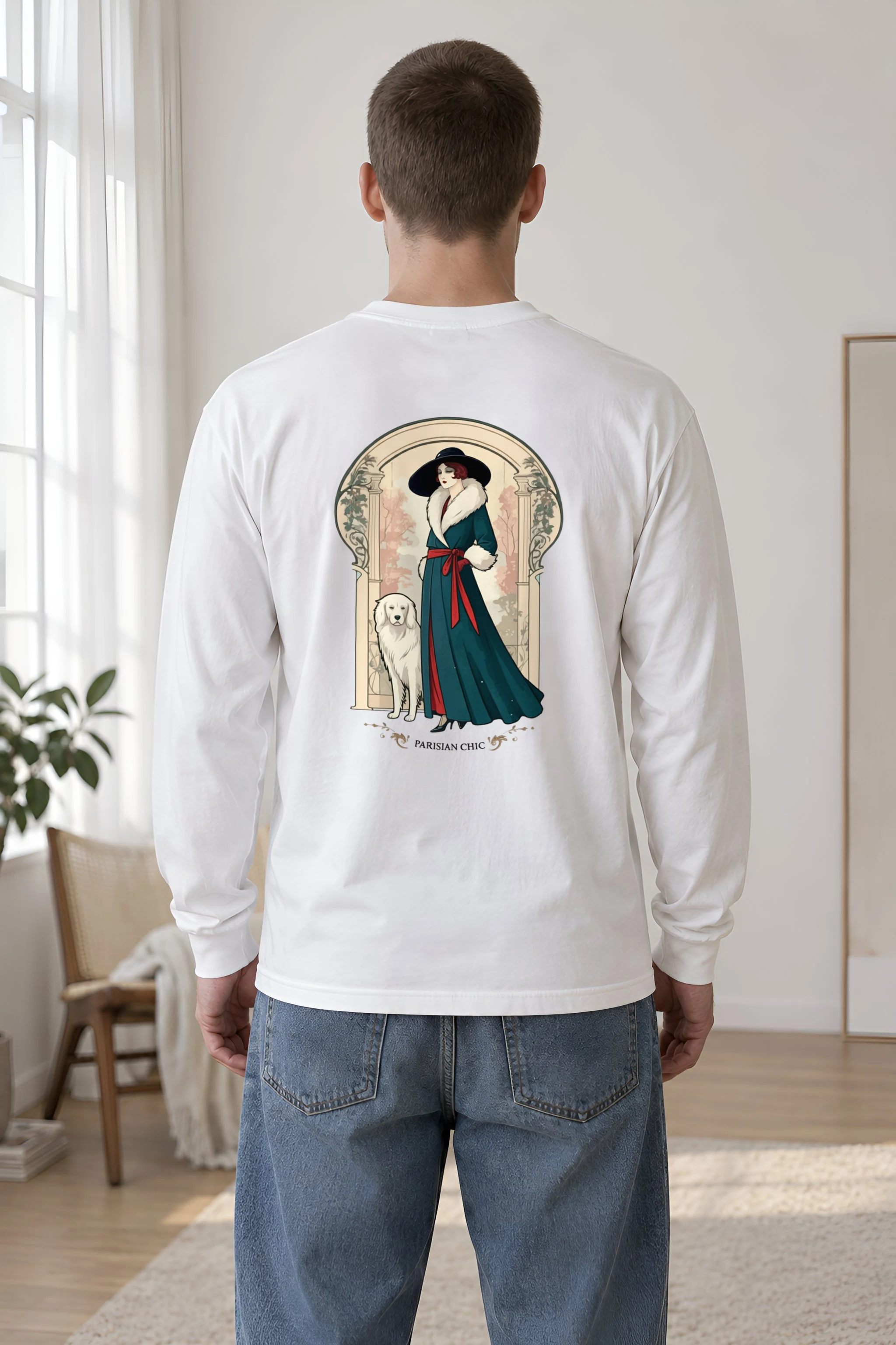 "Parisian Chic" Unisex Longsleeve T-shirt