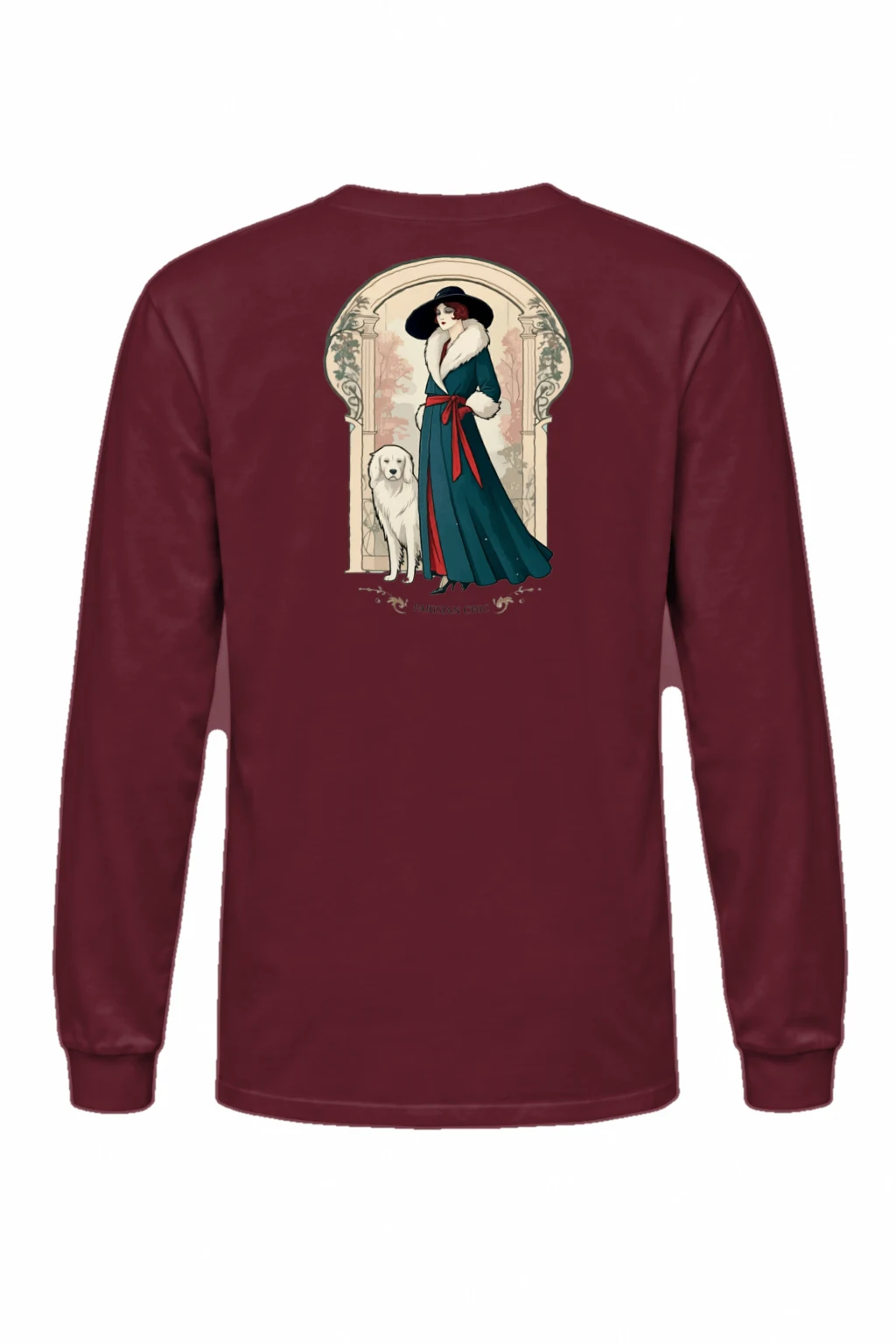 "Parisian Chic" Unisex Longsleeve T-shirt | Gildan 2400