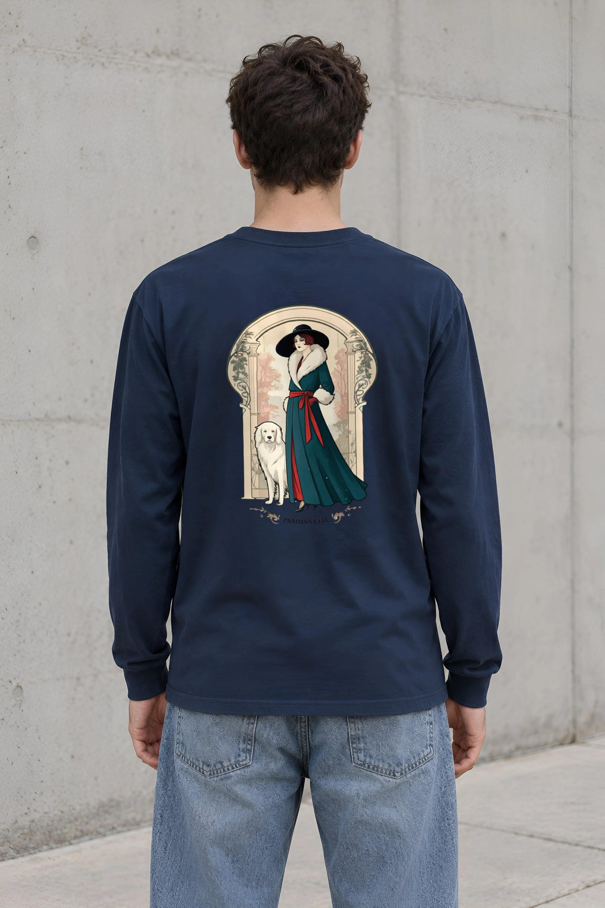 "Parisian Chic" Unisex Longsleeve T-shirt