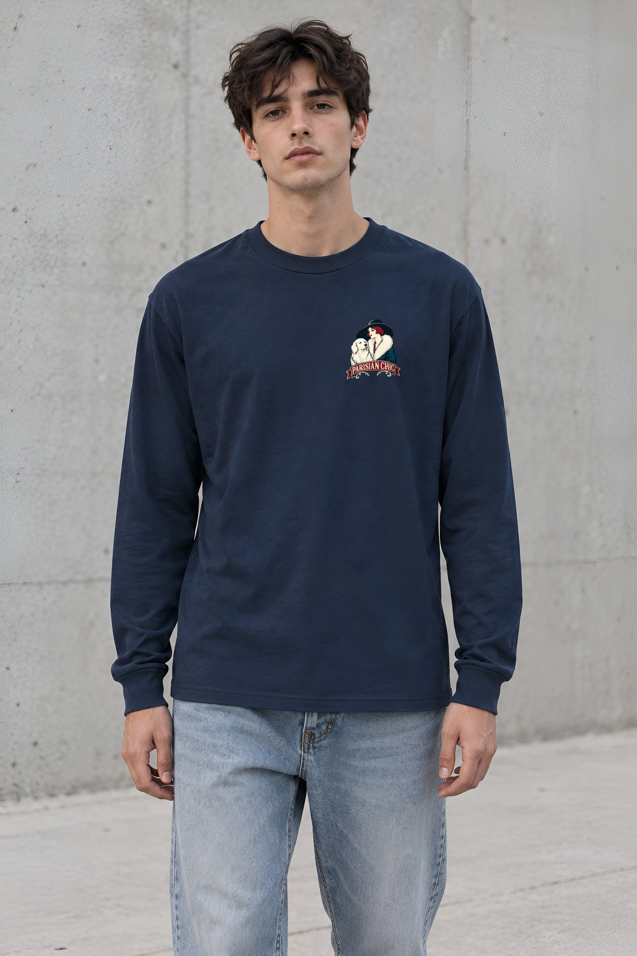 "Parisian Chic" Unisex Longsleeve T-shirt