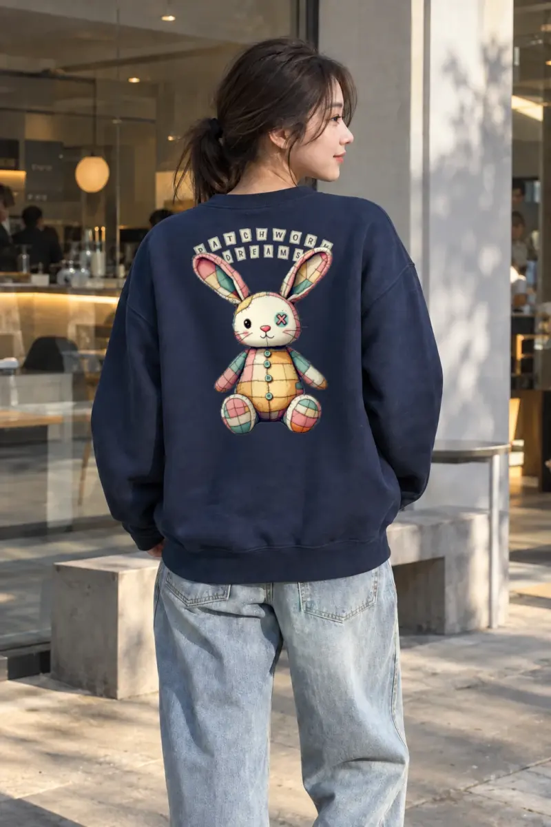 “Patchwork Dreams” Heavy Blend Unisex Crewneck Sweatshirt | Gildan 18000