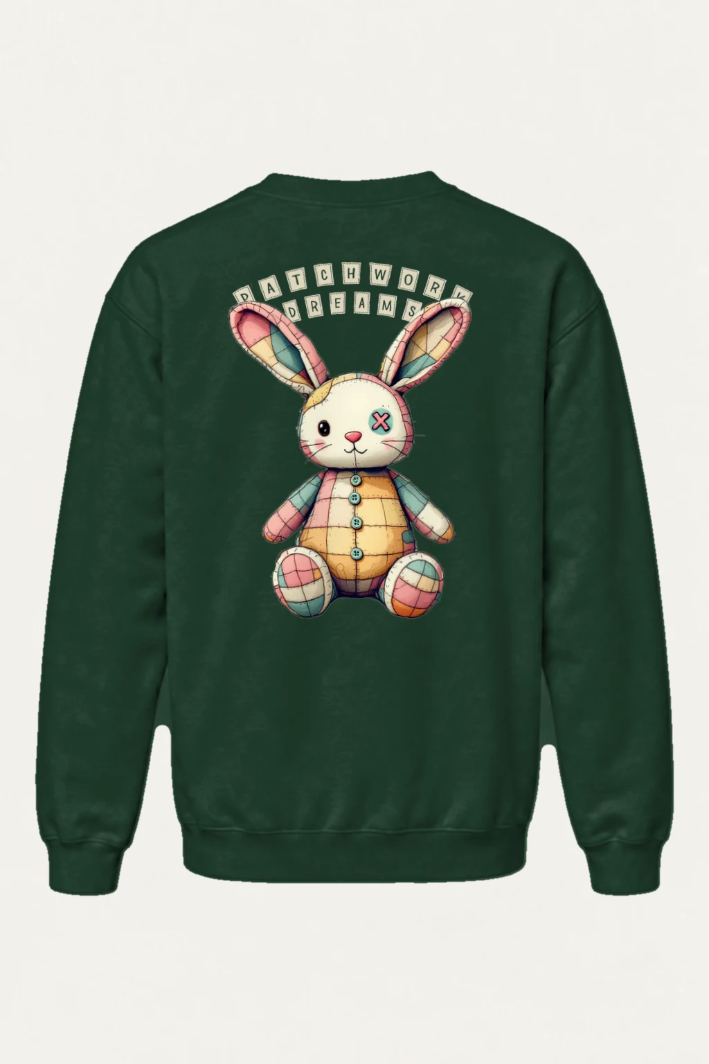"Patchwork Dreams" Heavy Blend Unisex Crewneck Sweatshirt | Gildan 18000