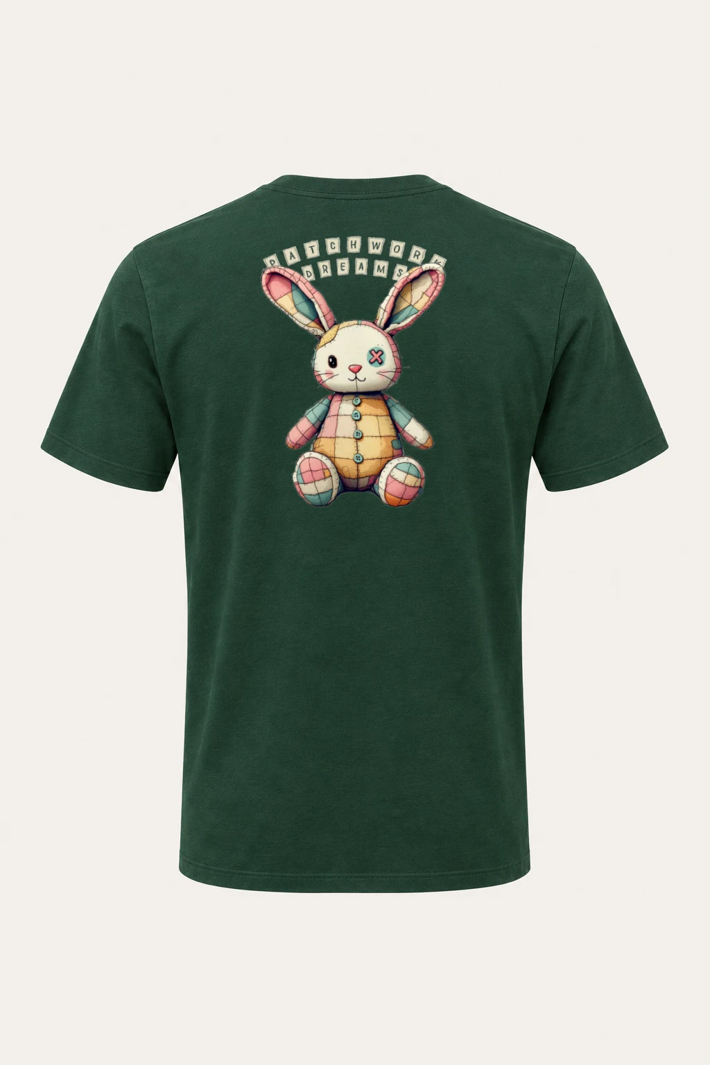 "Patchwork Dreams" Heavyweight Unisex Crewneck T-shirt | Gildan 5000