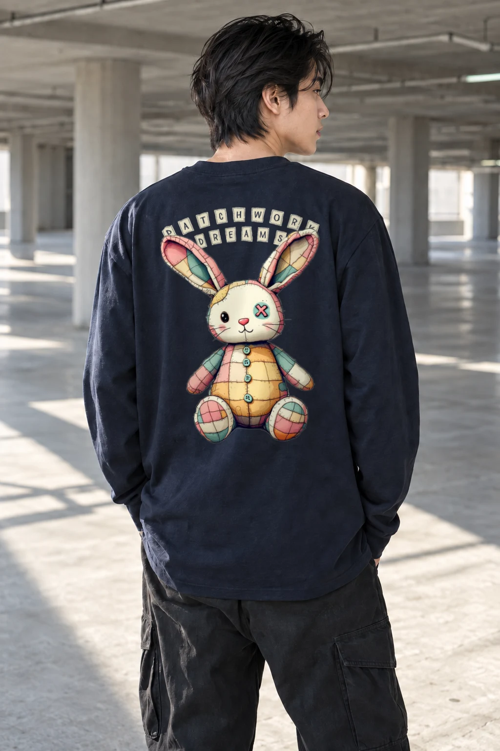 "Patchwork Dreams" Unisex Longsleeve T-shirt | Gildan 2400