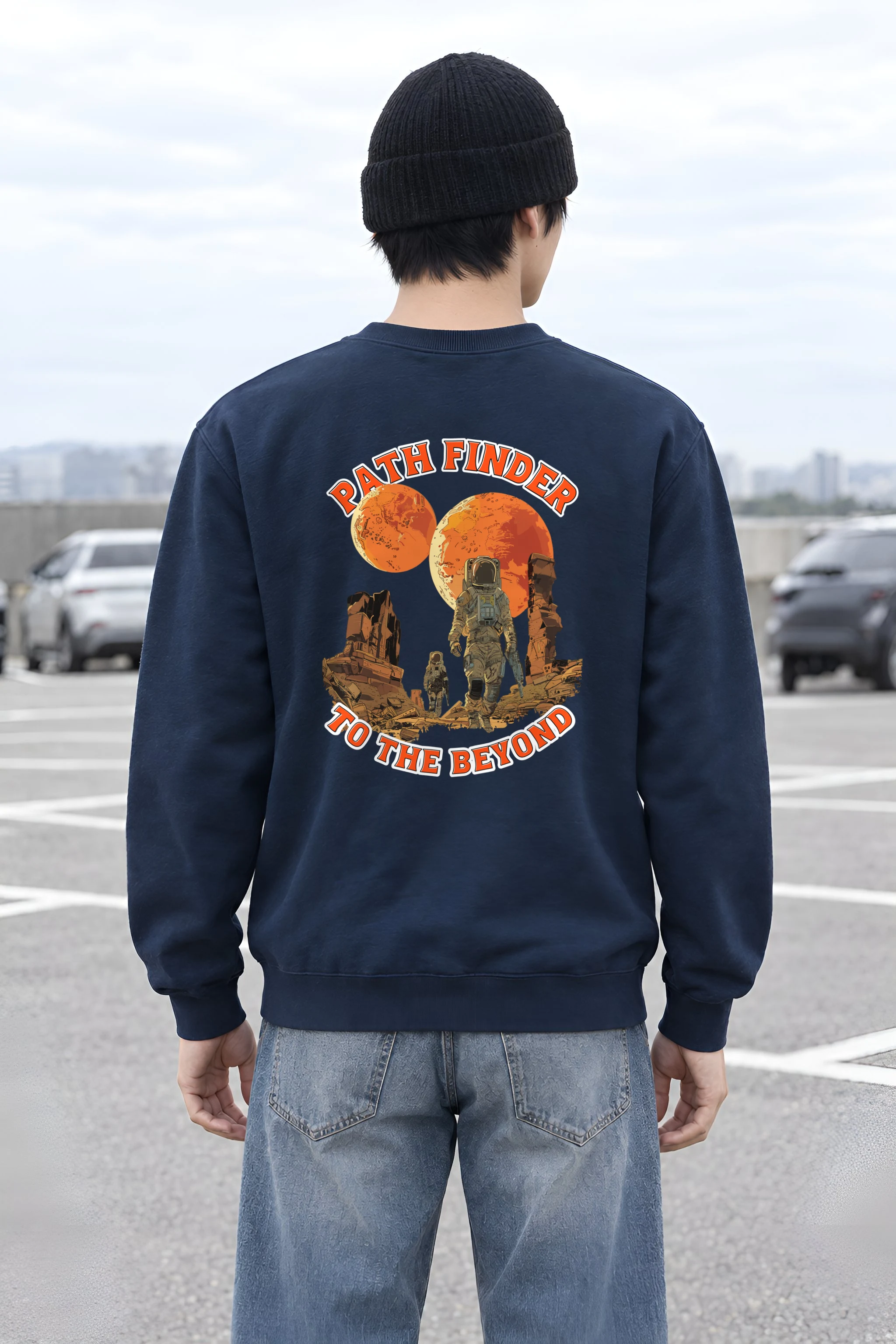 "Path Finder" Heavy Blend Unisex Crewneck Sweatshirt