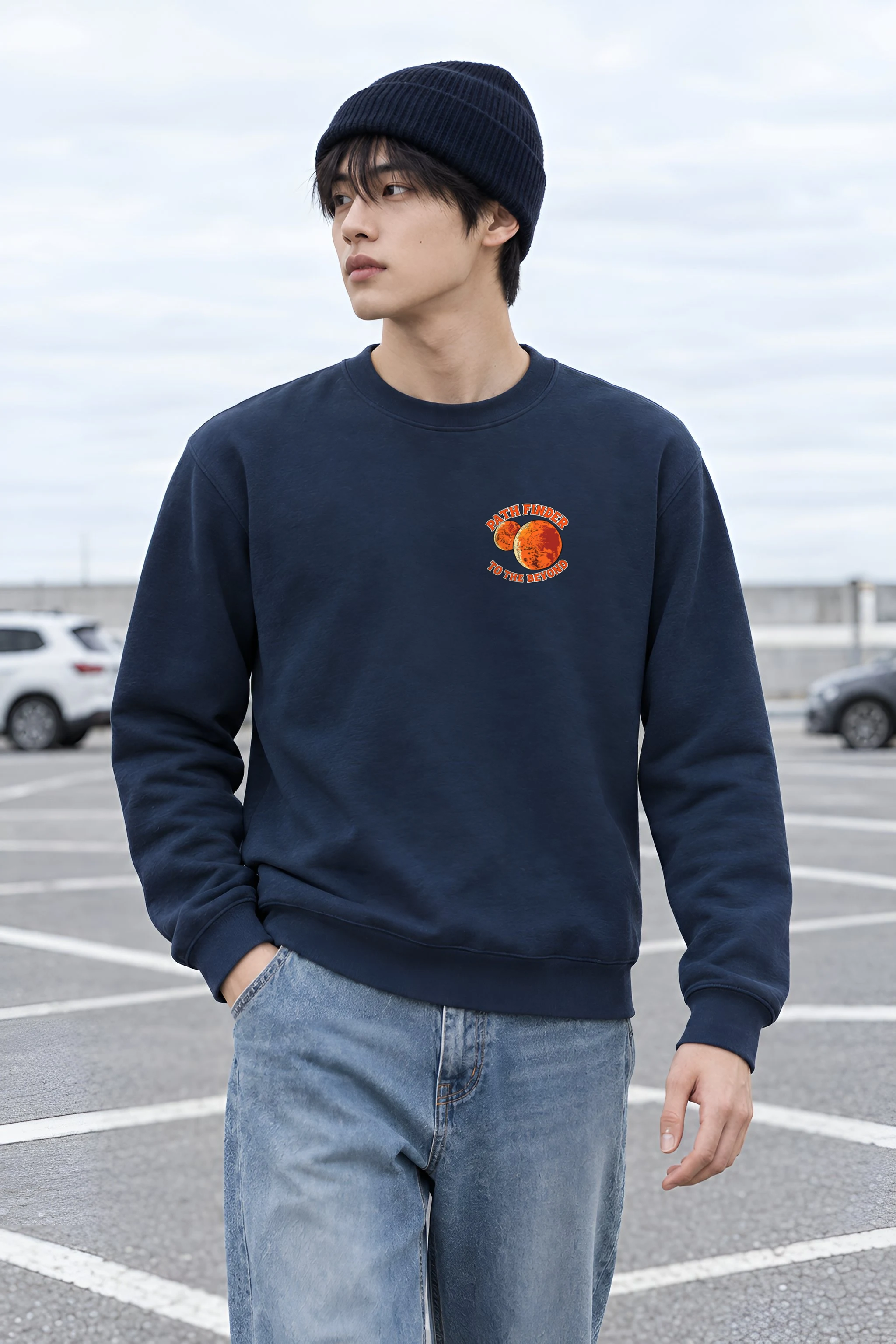 "Path Finder" Heavy Blend Unisex Crewneck Sweatshirt