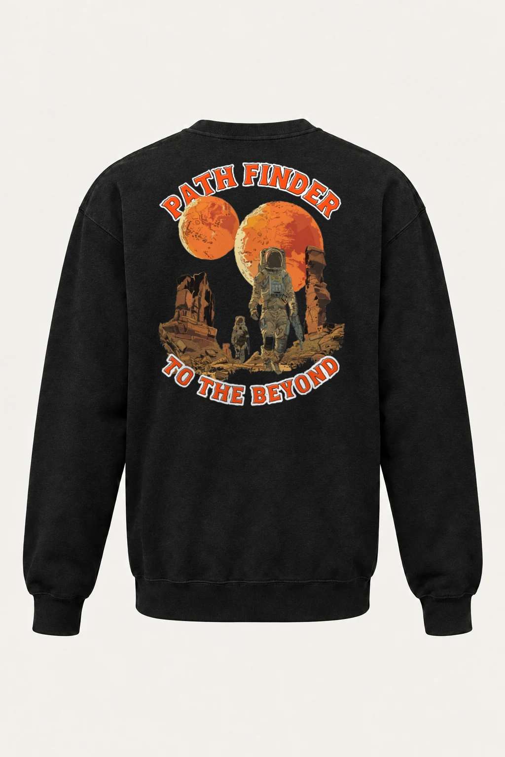 "Path Finder" Heavy Blend Unisex Crewneck Sweatshirt | Gildan 18000