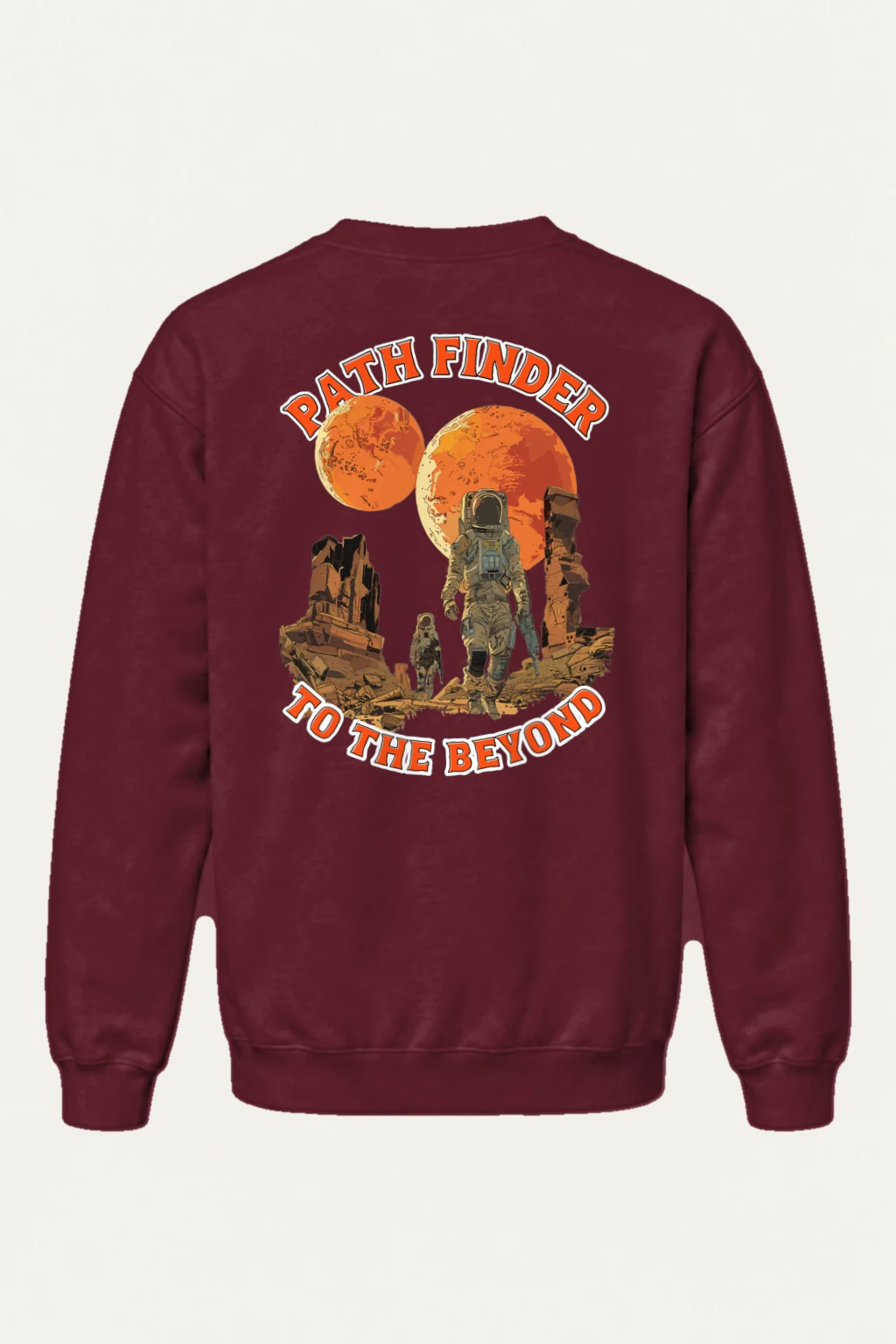 "Path Finder" Heavy Blend Unisex Crewneck Sweatshirt | Gildan 18000