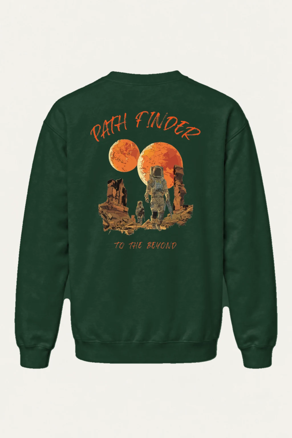 "Path Finder" Heavy Blend Unisex Crewneck Sweatshirt | Gildan 18000