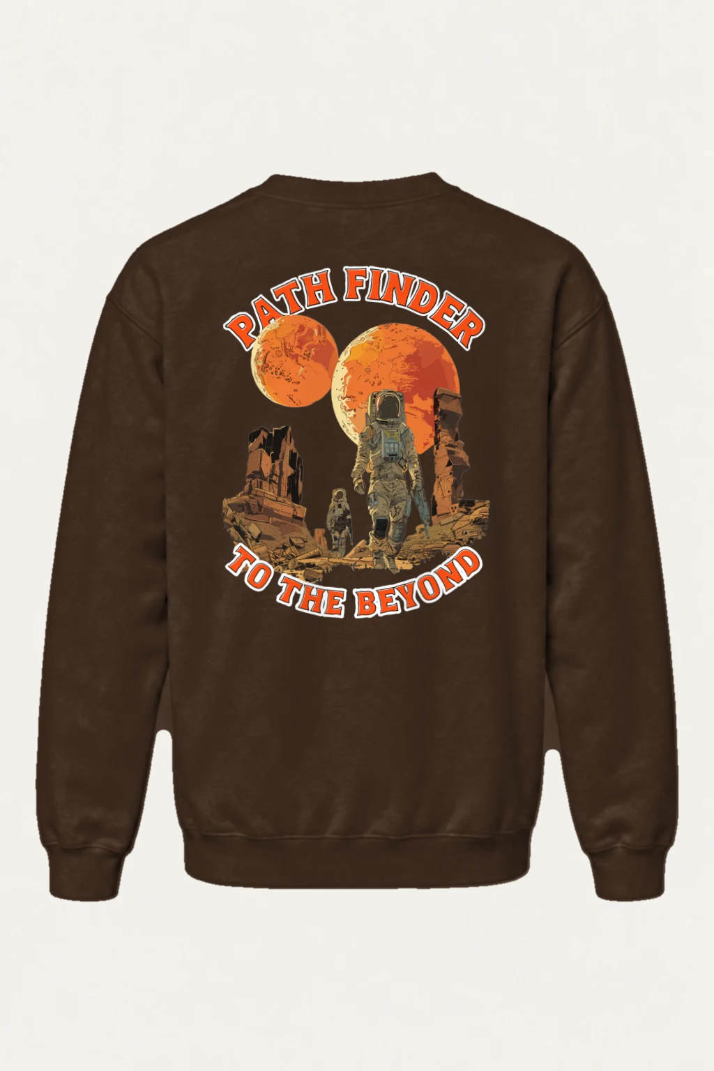 "Path Finder" Heavy Blend Unisex Crewneck Sweatshirt | Gildan 18000