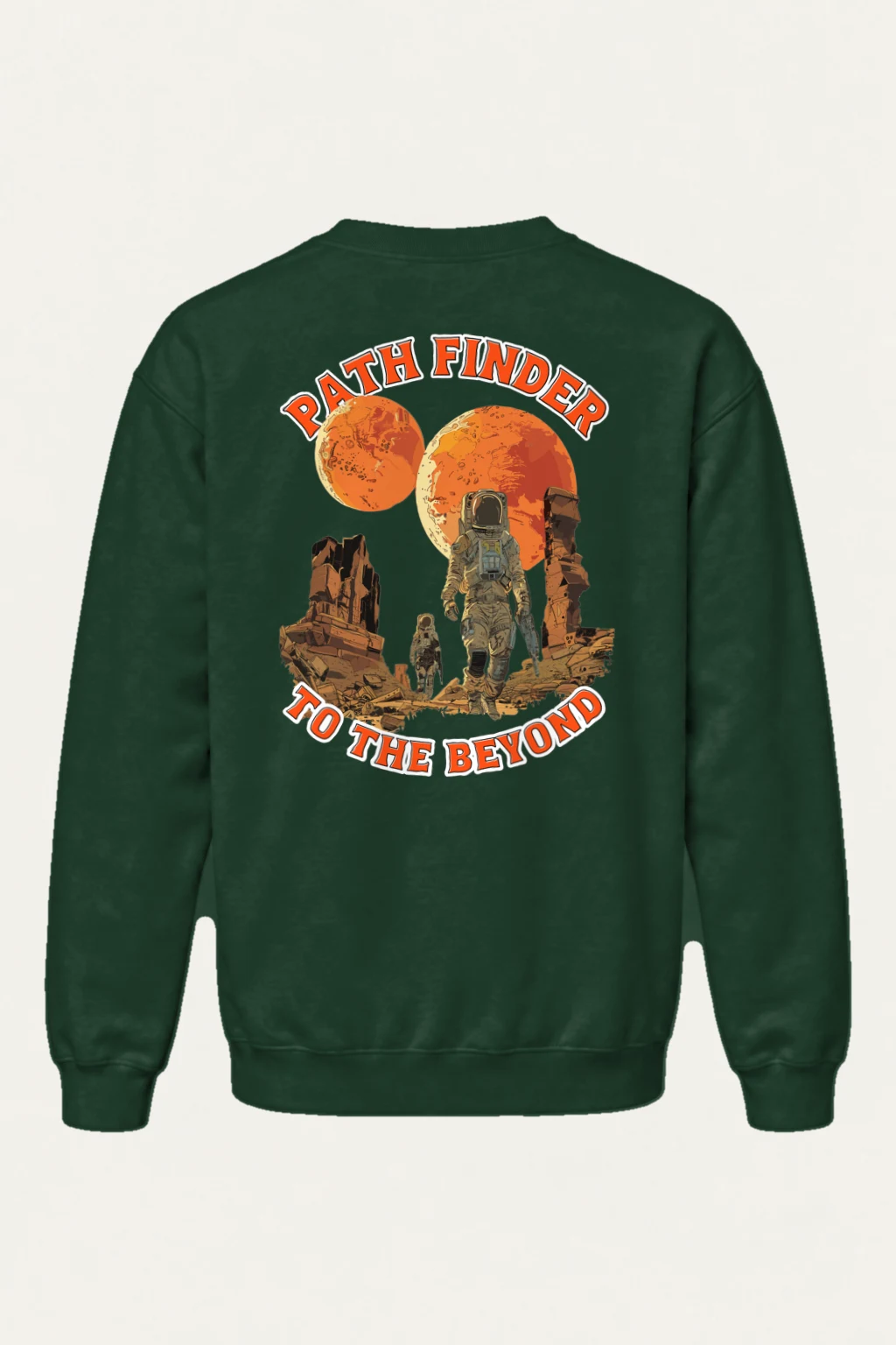 "Path Finder" Heavy Blend Unisex Crewneck Sweatshirt | Gildan 18000