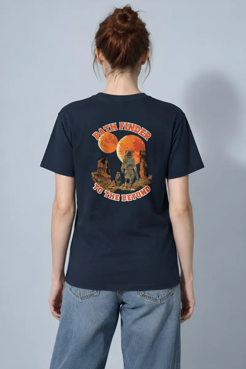 "Path Finder" Heavyweight Unisex Crewneck T-shirt