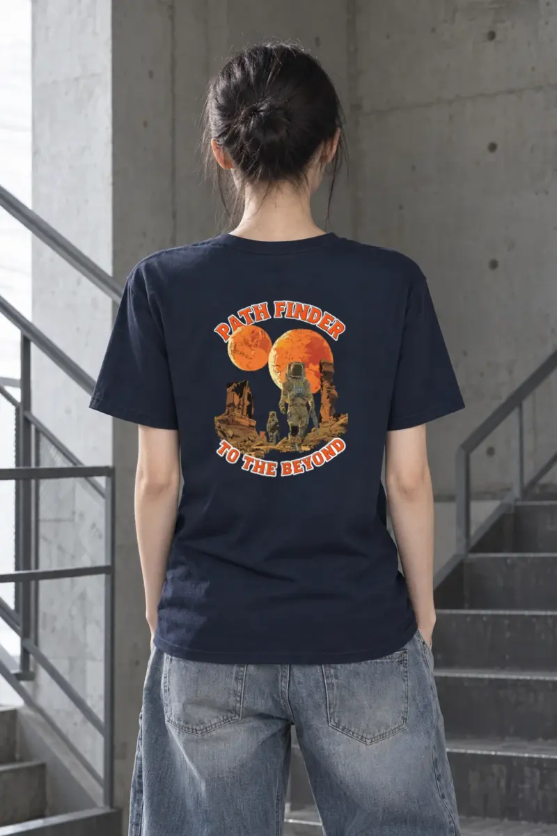 "Path Finder" Heavyweight Unisex Crewneck T-shirt