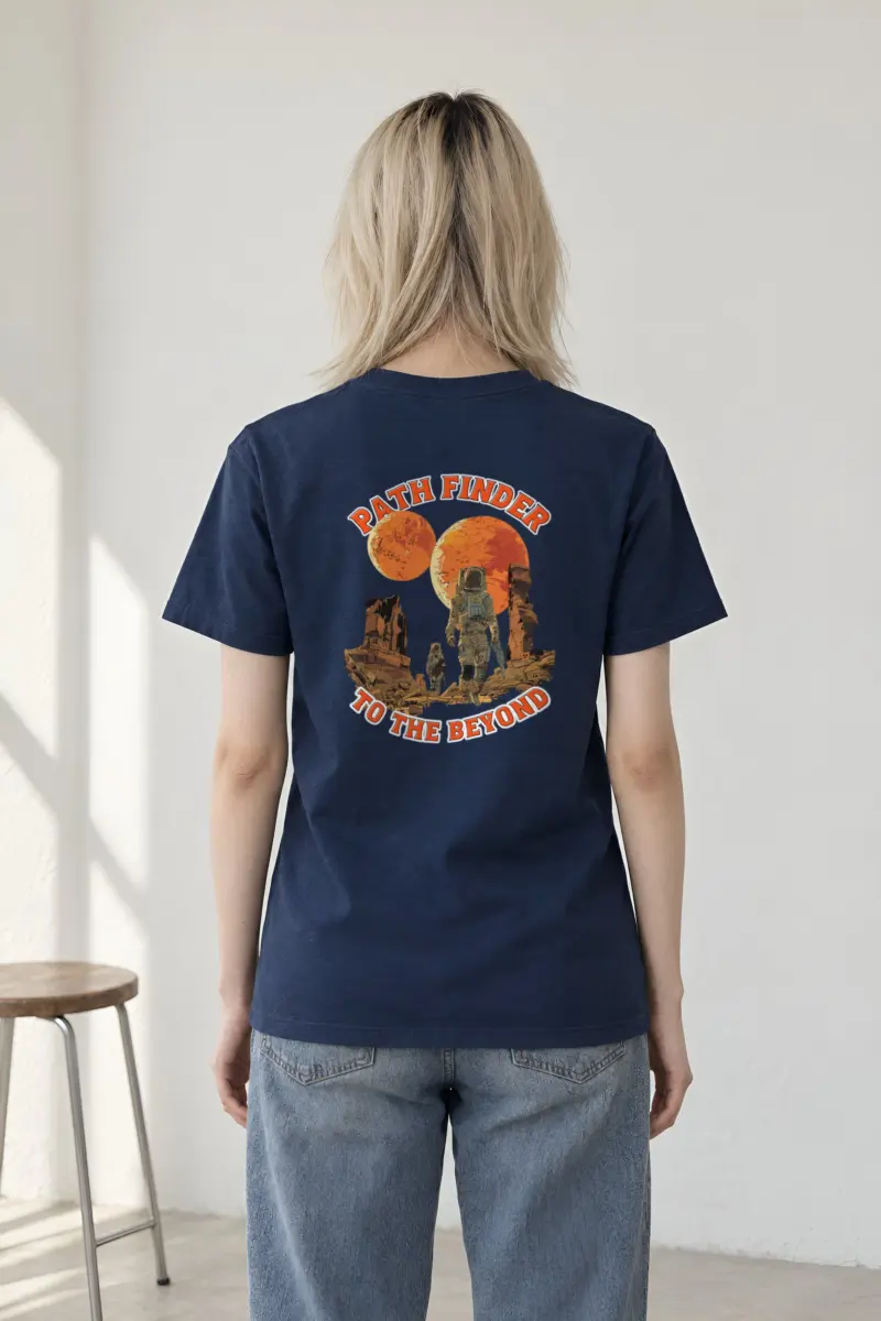 "Path Finder" Heavyweight Unisex Crewneck T-shirt
