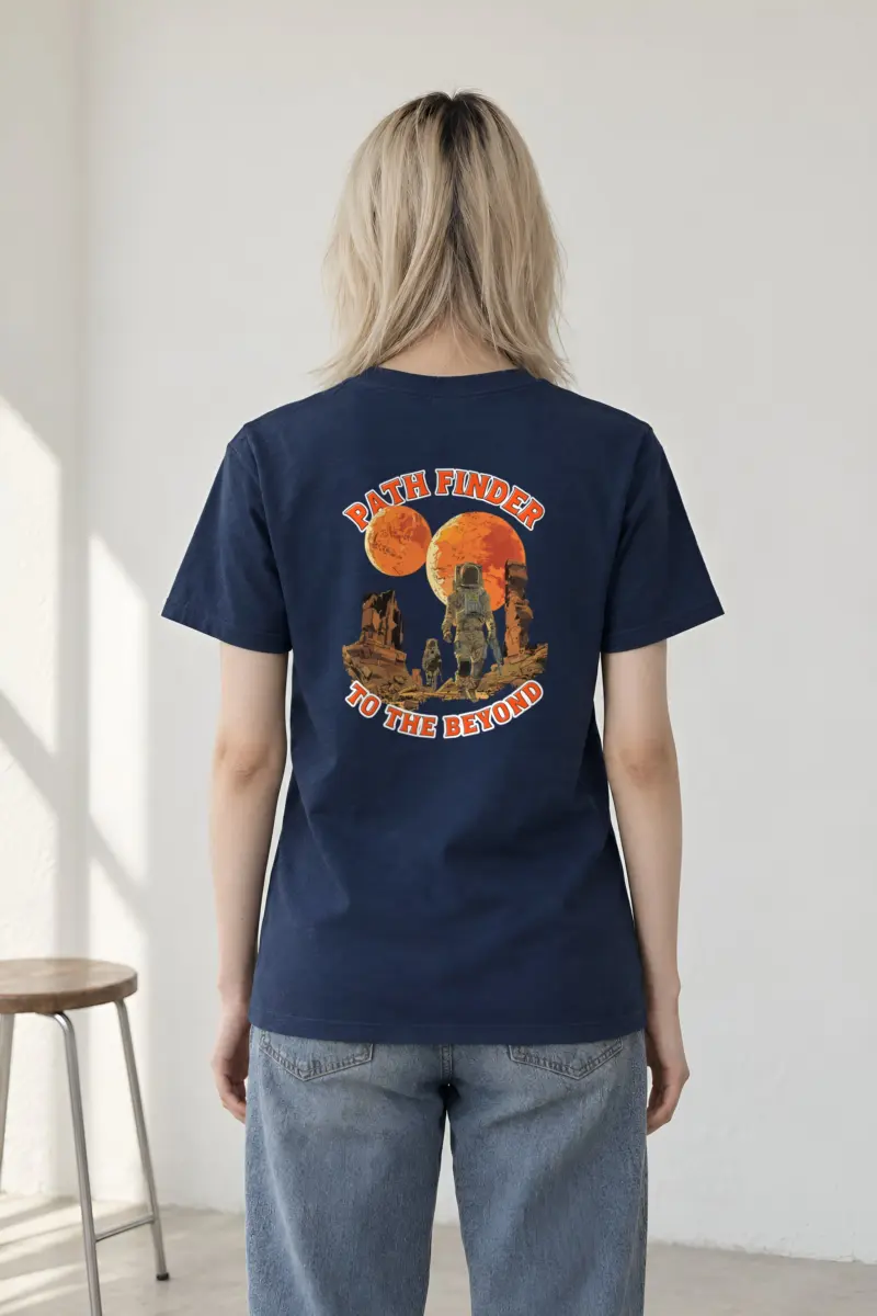 "Path Finder" Heavyweight Unisex Crewneck T-shirt