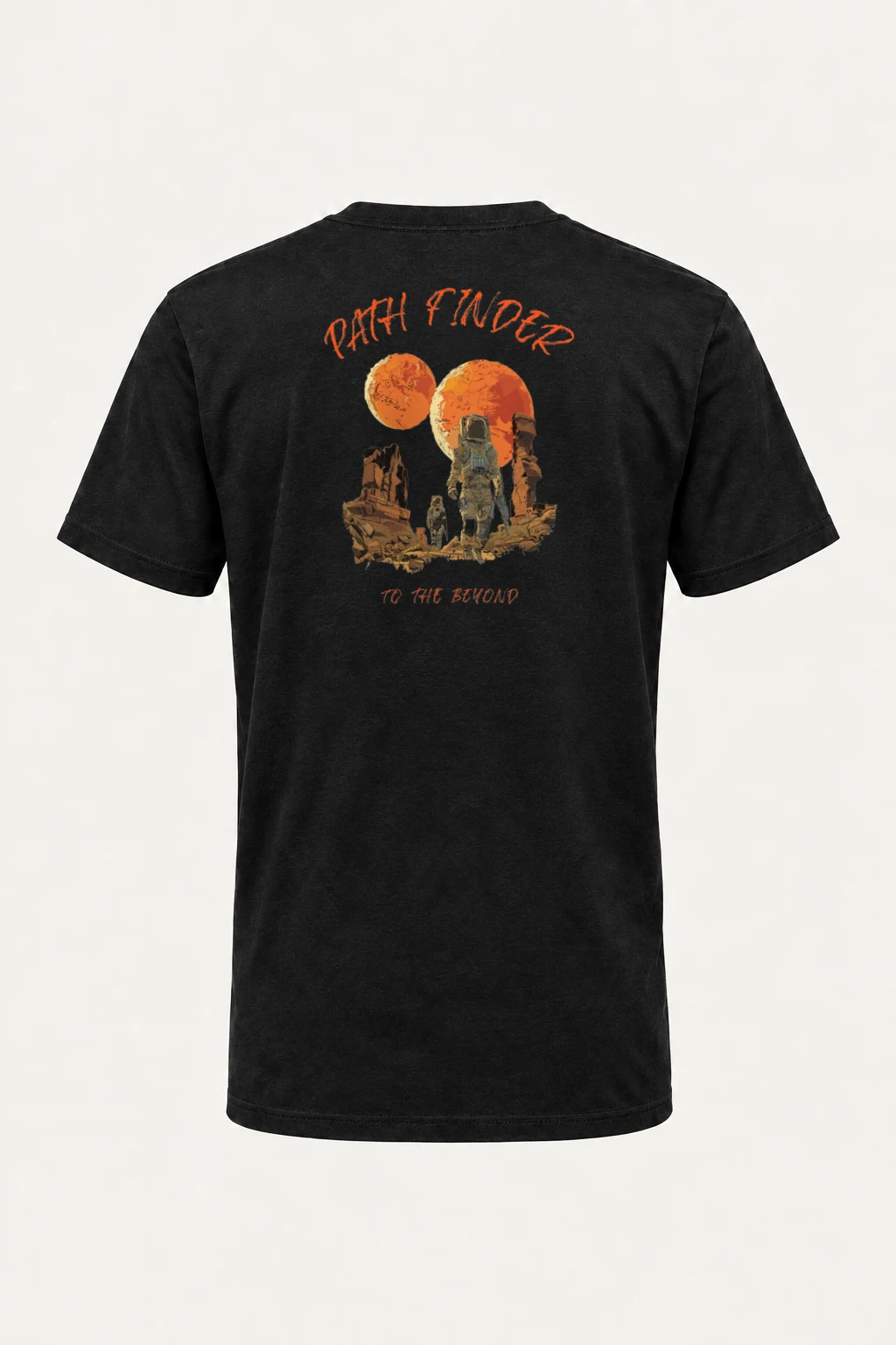 "Path Finder" Heavyweight Unisex Crewneck T-shirt | Gildan 5000